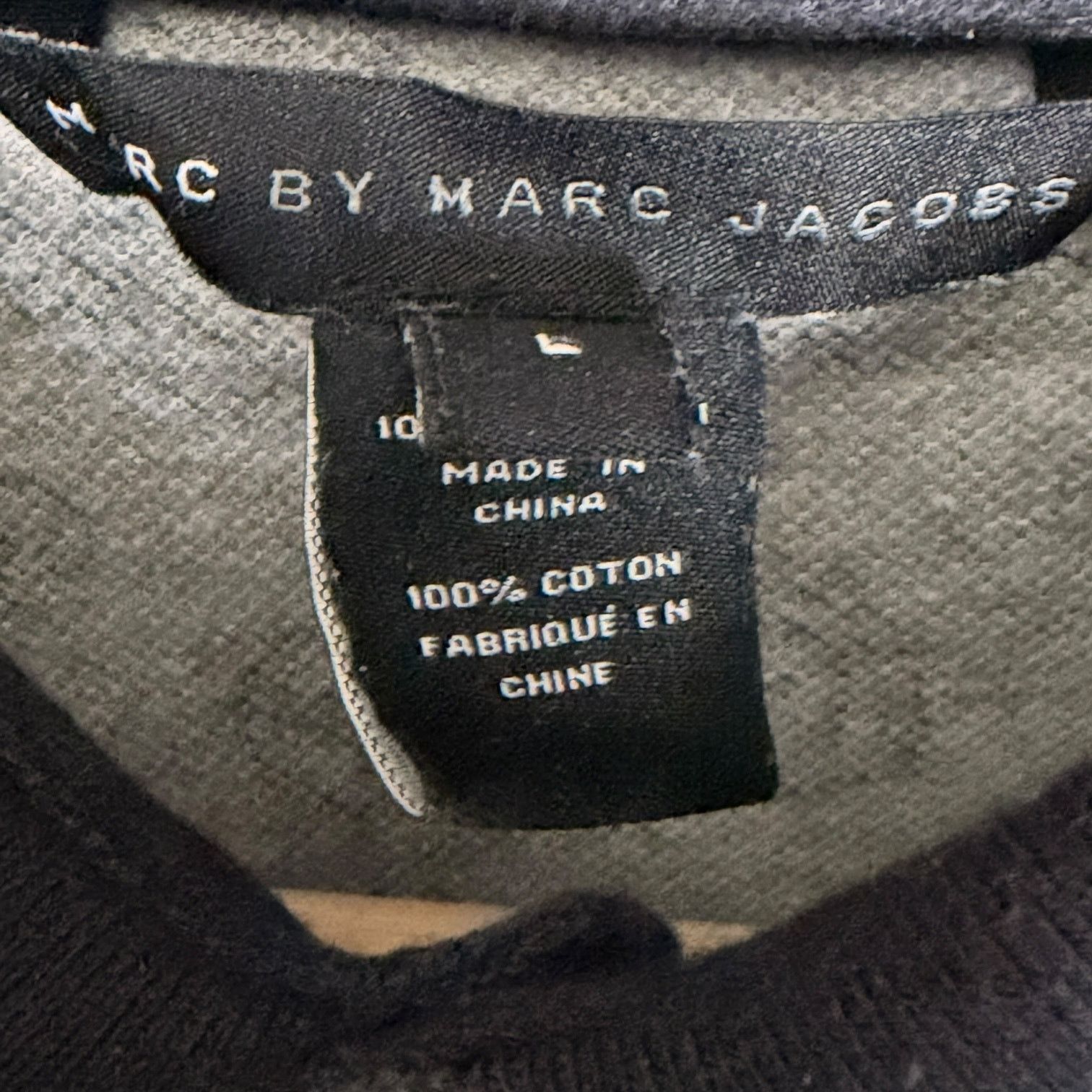 Marc by Marc Jacobs Marc by Marc Jacobs Paisley Gray Polo with Blue Trim Men's L Size US L / EU 52-54 / 3 - 7 Thumbnail