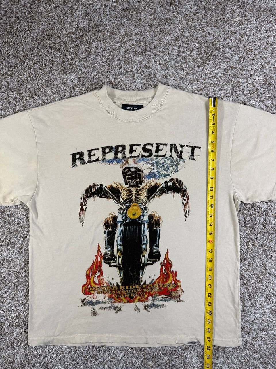 Represent Clo. Represent Clo. Never Ride Faster Graphic T-Shirt Size US L / EU 52-54 / 3 - 7 Thumbnail