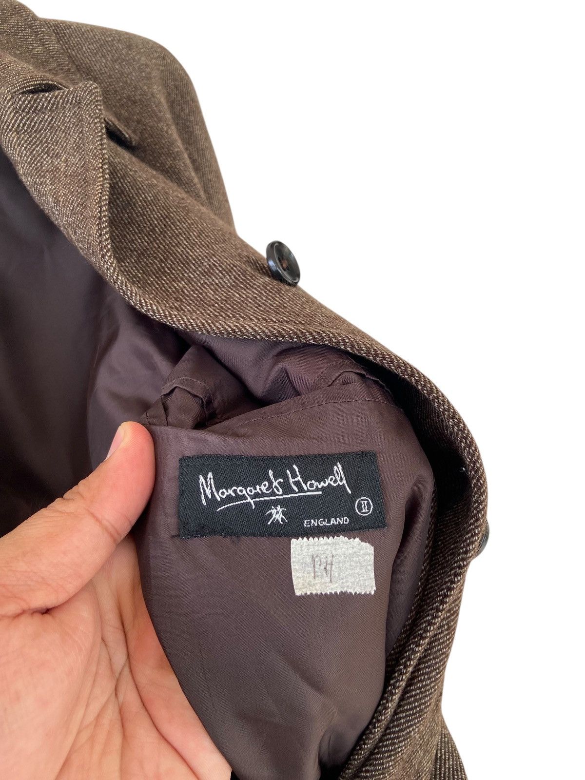 Margaret Howell Vintage Margaret Howell Wooly Twill Long Overcoat Size US M / EU 48-50 / 2 - 4 Thumbnail