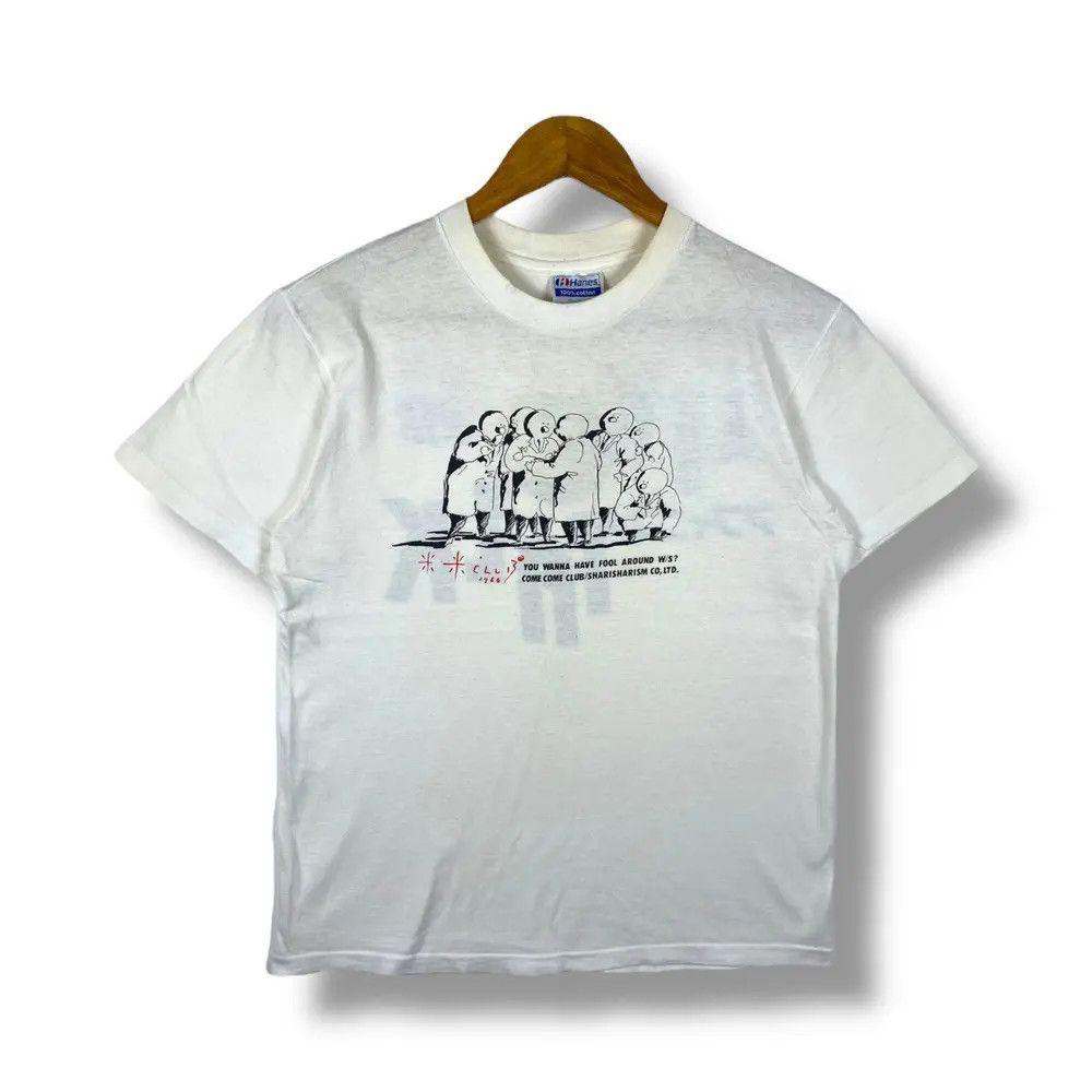 Vintage Vintage 80's LIVE TALK Come Come Club 1987 Tee Shirt Medium Size US M / EU 48-50 / 2 - 1 Thumbnail