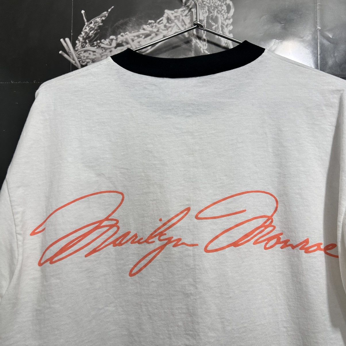 Vintage MARILYN MONROE 1996 VINTAGE SHIRT RINGER RARE Size US L / EU 52-54 / 3 - 4 Thumbnail