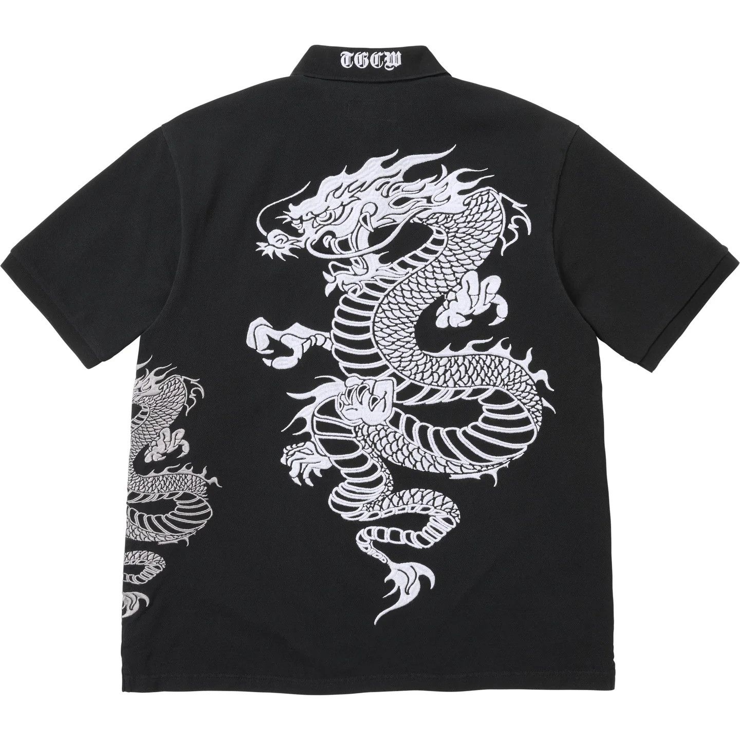 【XL】Supreme®/The Great China Wall Dragon Supreme The Great China Wall Dragon Polo Black Men's - SS26 - US