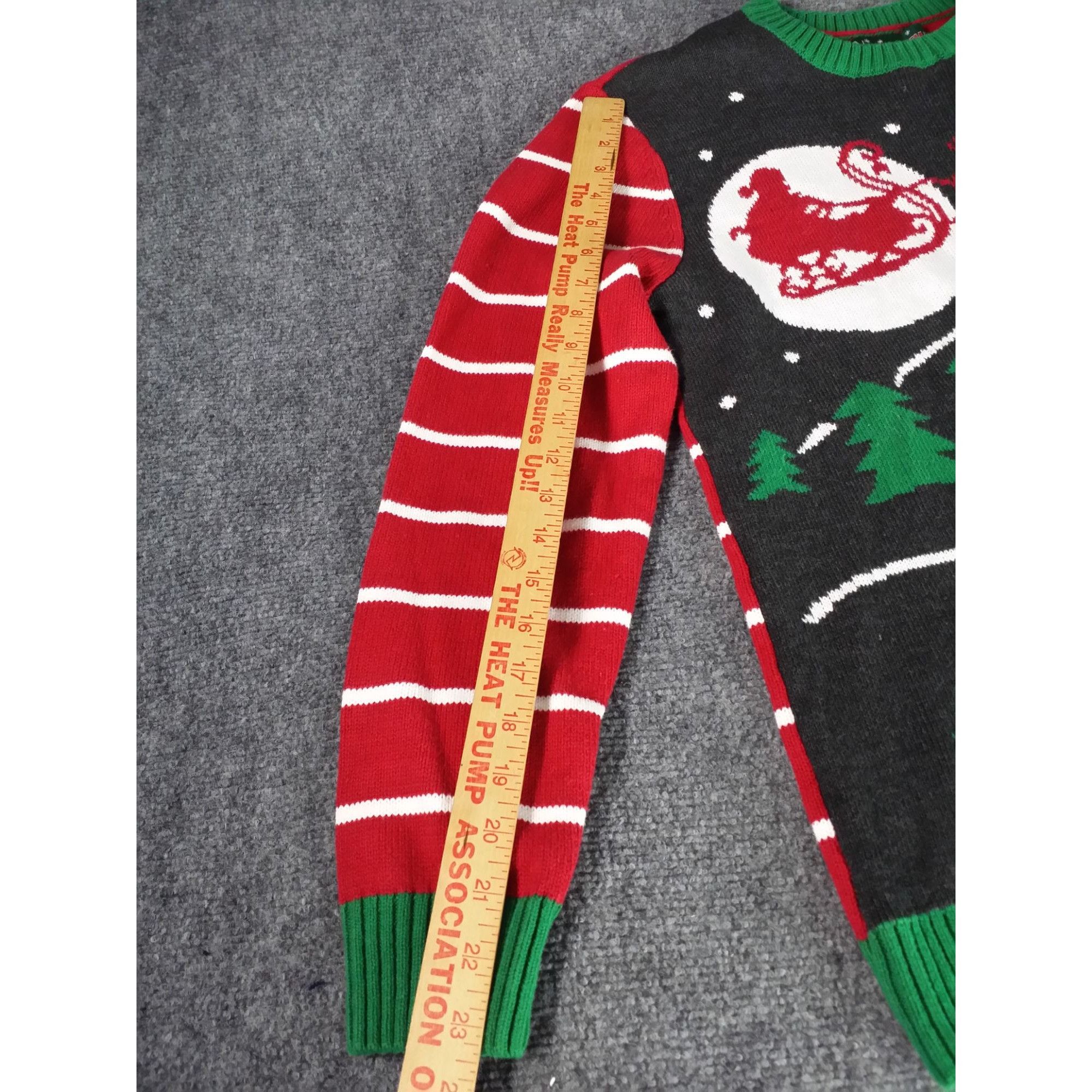 Holiday Brand Ugly Christmas Sweater Knit Pullover Sweater Polar Bear Sant Size S / US 4 / IT 40 - 4 Thumbnail