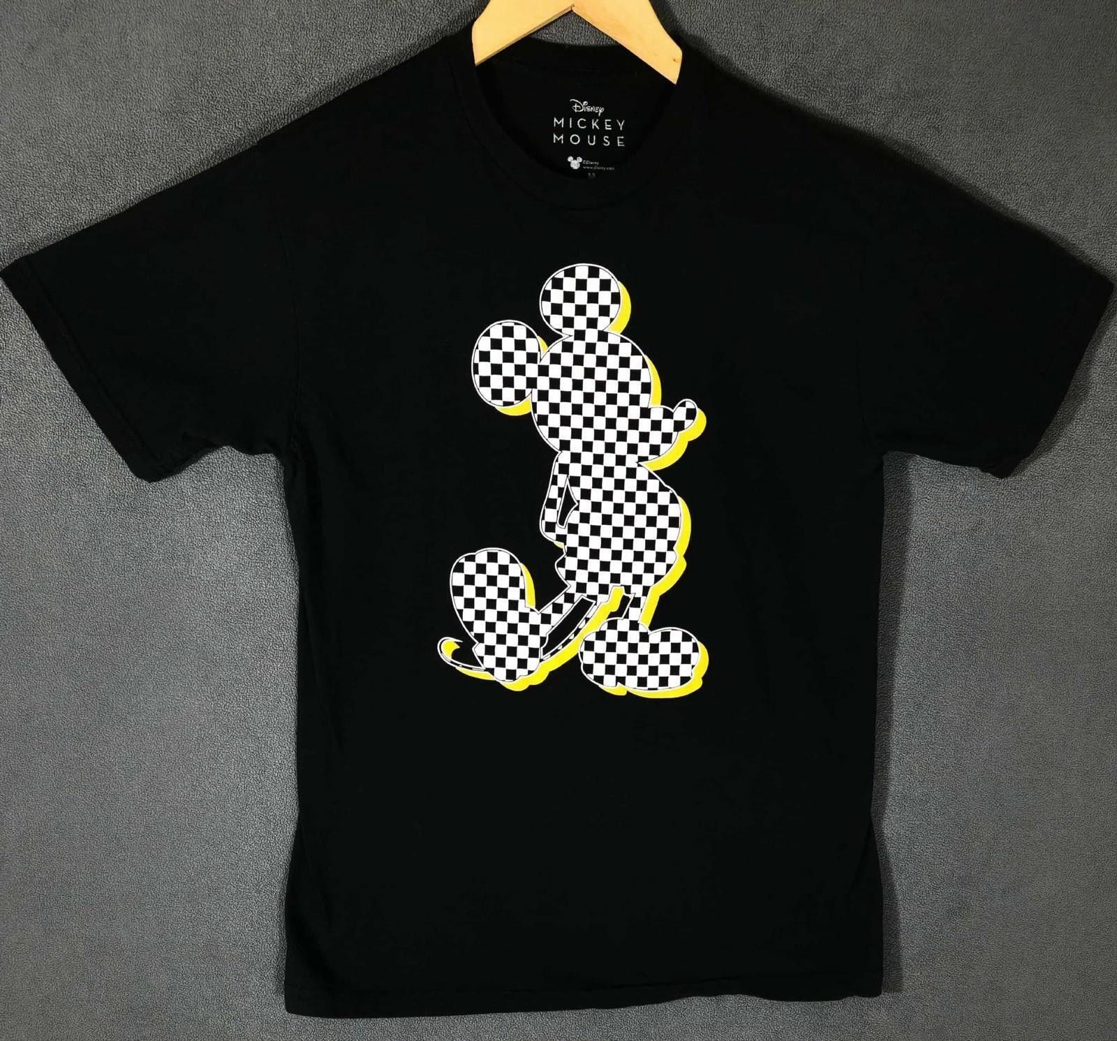 Other Disney Mickey Mouse Checkerboard Graphic Tee Black Shirt M#4 Size ONE SIZE - 1 Thumbnail