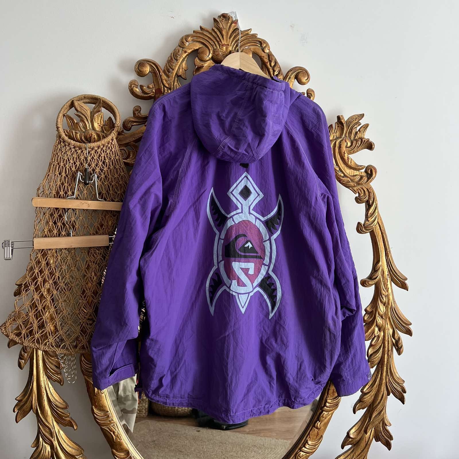 Quiksilver × Vintage Vintage 90's Quiksilver Big Logo actec Jacket Sz XXL Size US XL / EU 56 / 4 - 2 Thumbnail