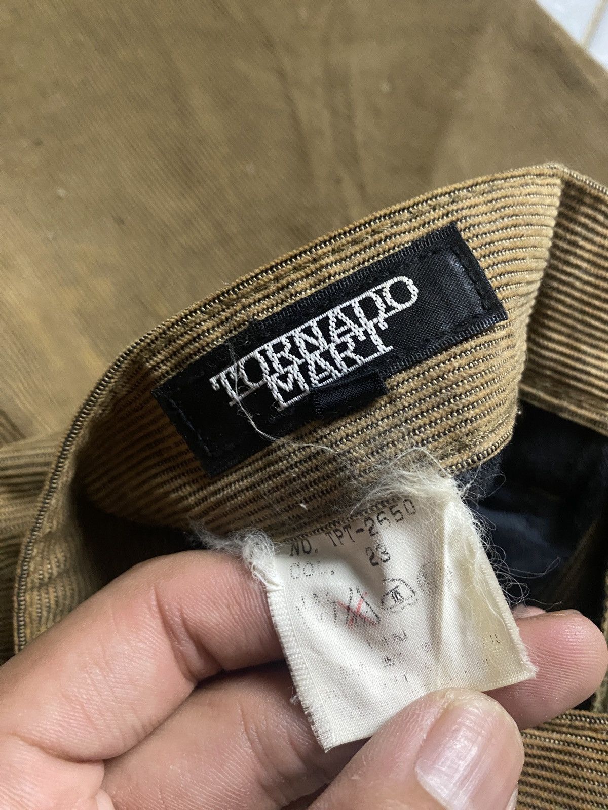 If Six Was Nine 2000's Tornado Mart Flared Corduroy Bootcut Pants Size US 27 - 9 Thumbnail