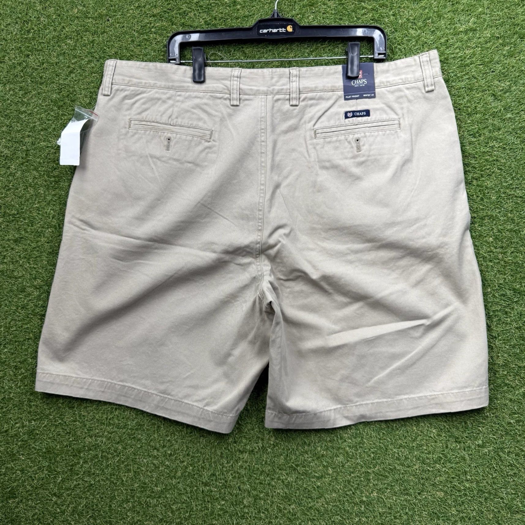 Chaps VINTAGE Chaps Cargo Shorts Men 42 Beige Cotton Stretch Casual Preppy Summer Spring Tan Size US 42 / EU 58 - 2 Thumbnail