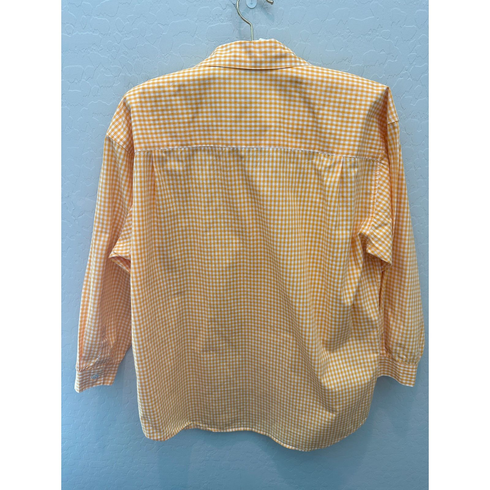 Gap GAP | Y2K Vintage Yellow Gingham Button Down Long Sleeve Top Size S / US 4 / IT 40 - 4 Thumbnail