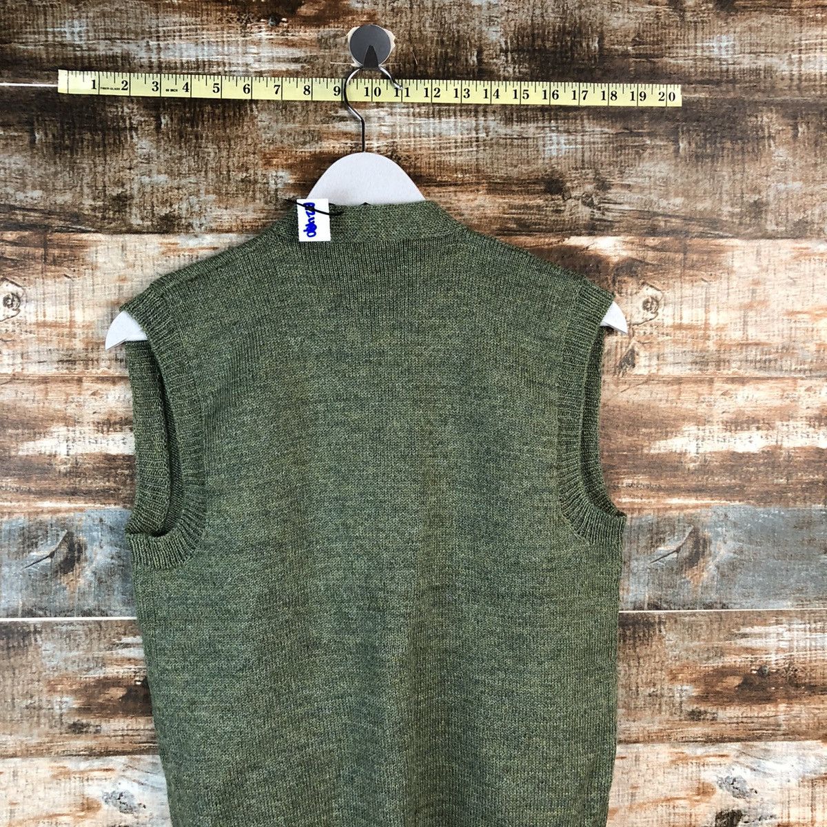 Japanese Brand Japanese Brand vintage Green Vest Knitwear #A2490 Size US S / EU 44-46 / 1 - 11 Thumbnail
