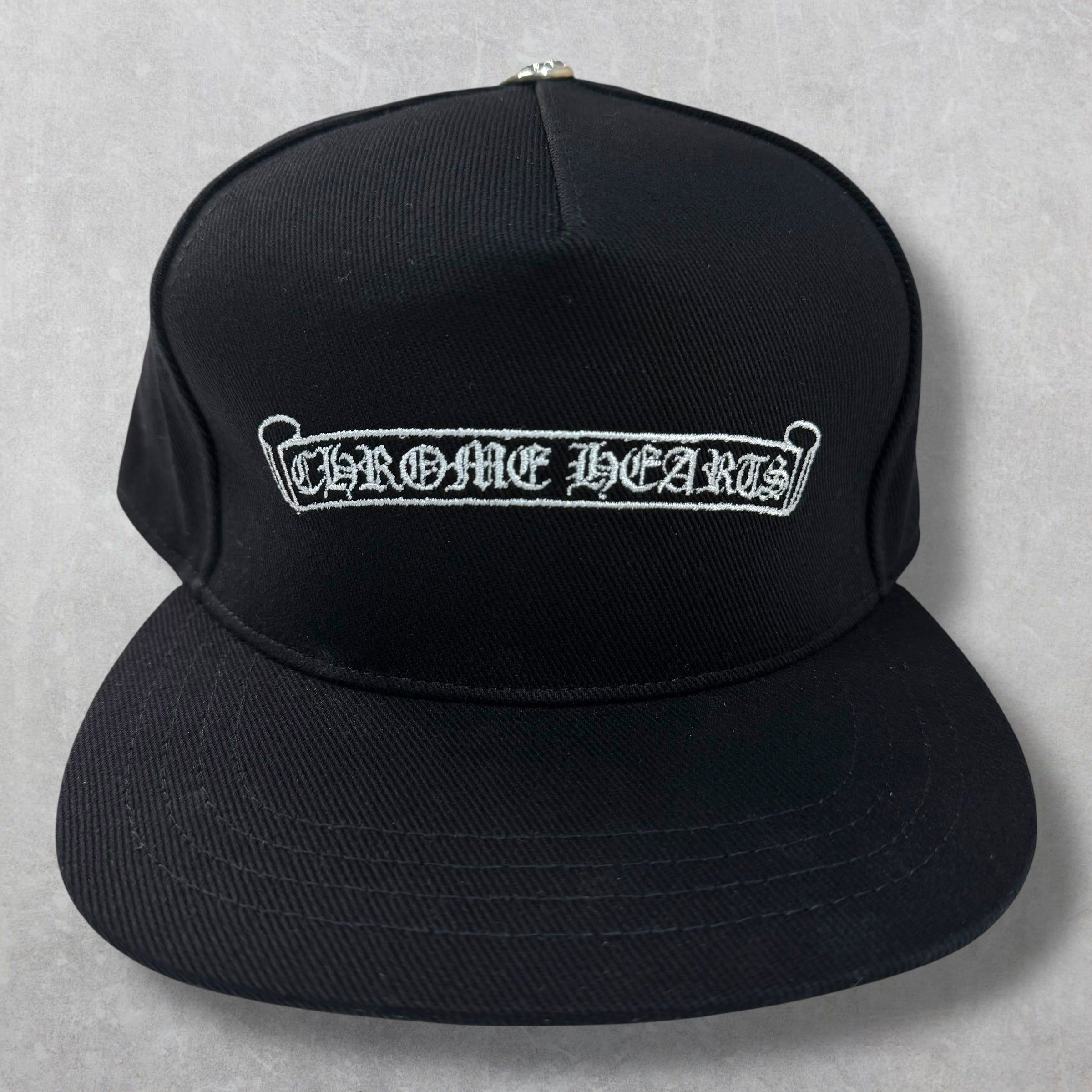 Chrome Hearts Chrome Hearts Denim Embroidered Scroll Hat Size ONE SIZE - 1 Thumbnail