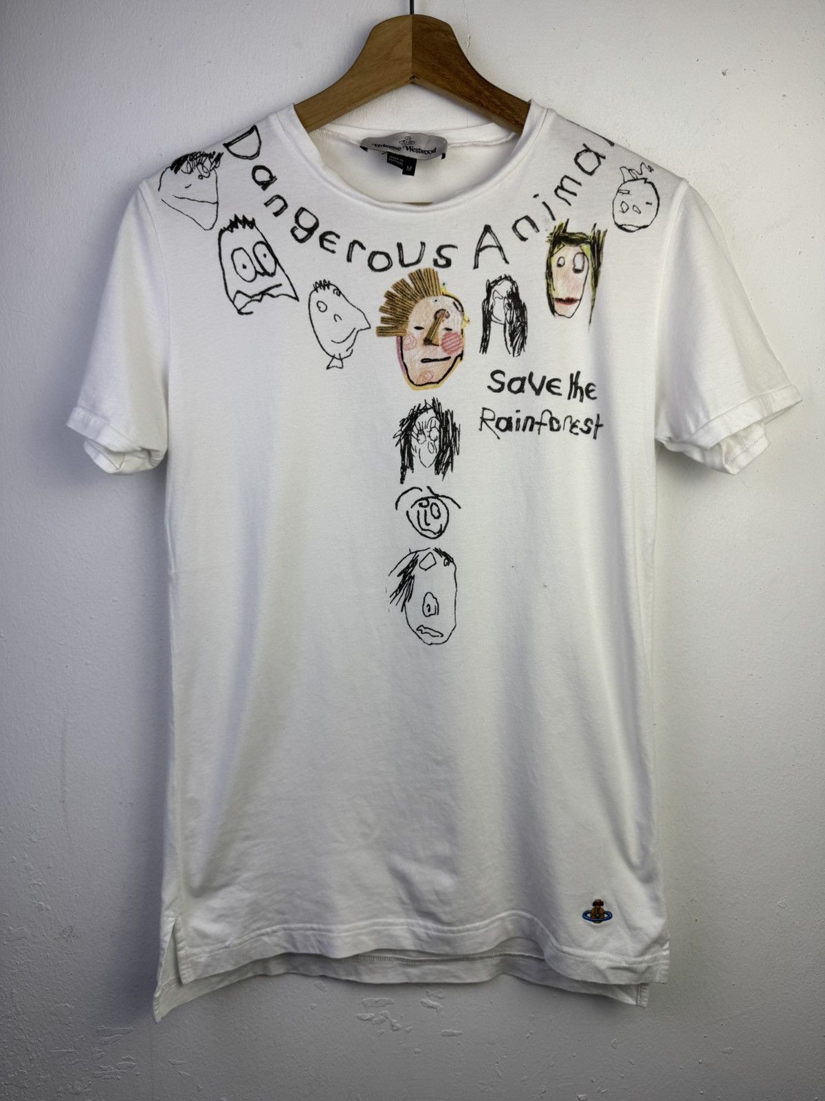 Vivienne Westwood Vivienne Westwood T-shirt White Graphic Pattern Size M / US 6-8 / IT 42-44 - 1 Thumbnail