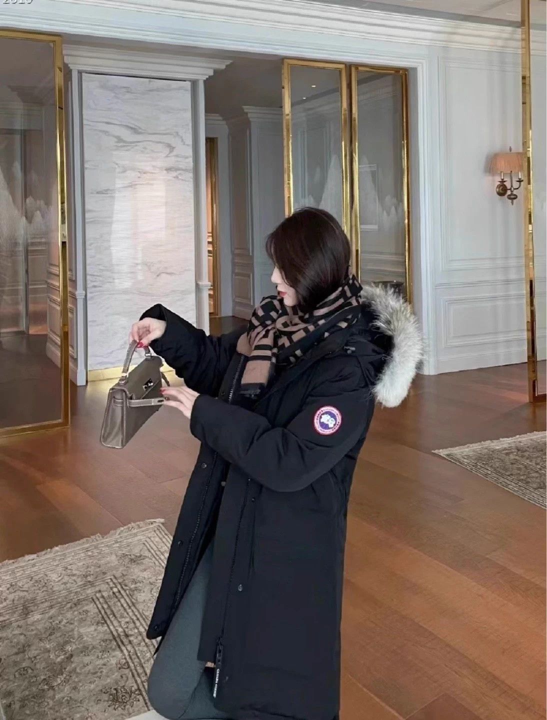 Canada Goose Canada Goose Black Hooded Parka S Embroidered Size S / US 4 / IT 40 - 8 Thumbnail