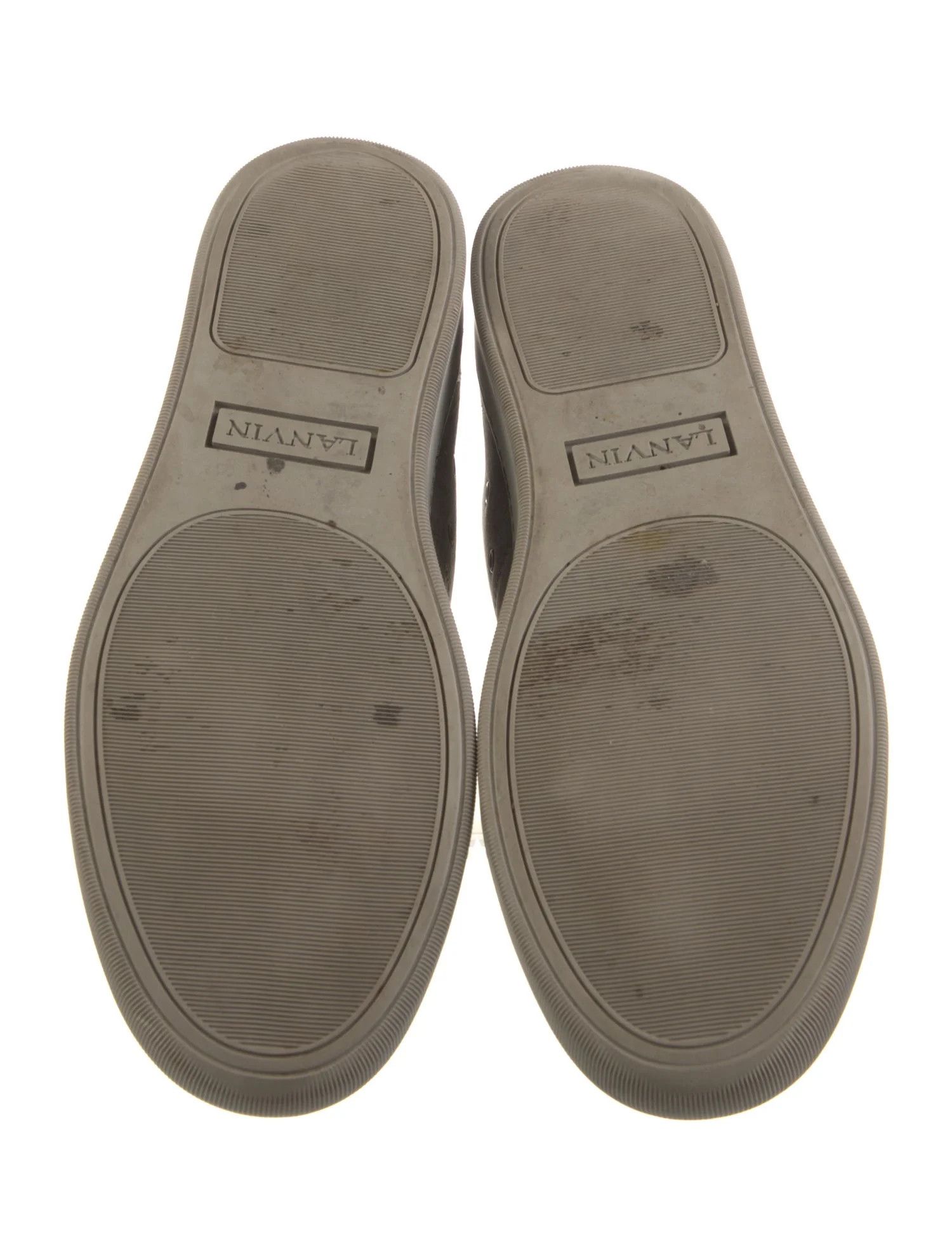 Lanvin oc11z0426 Leather Sneakers in Grey Size US 12 / EU 45 - 5 Thumbnail