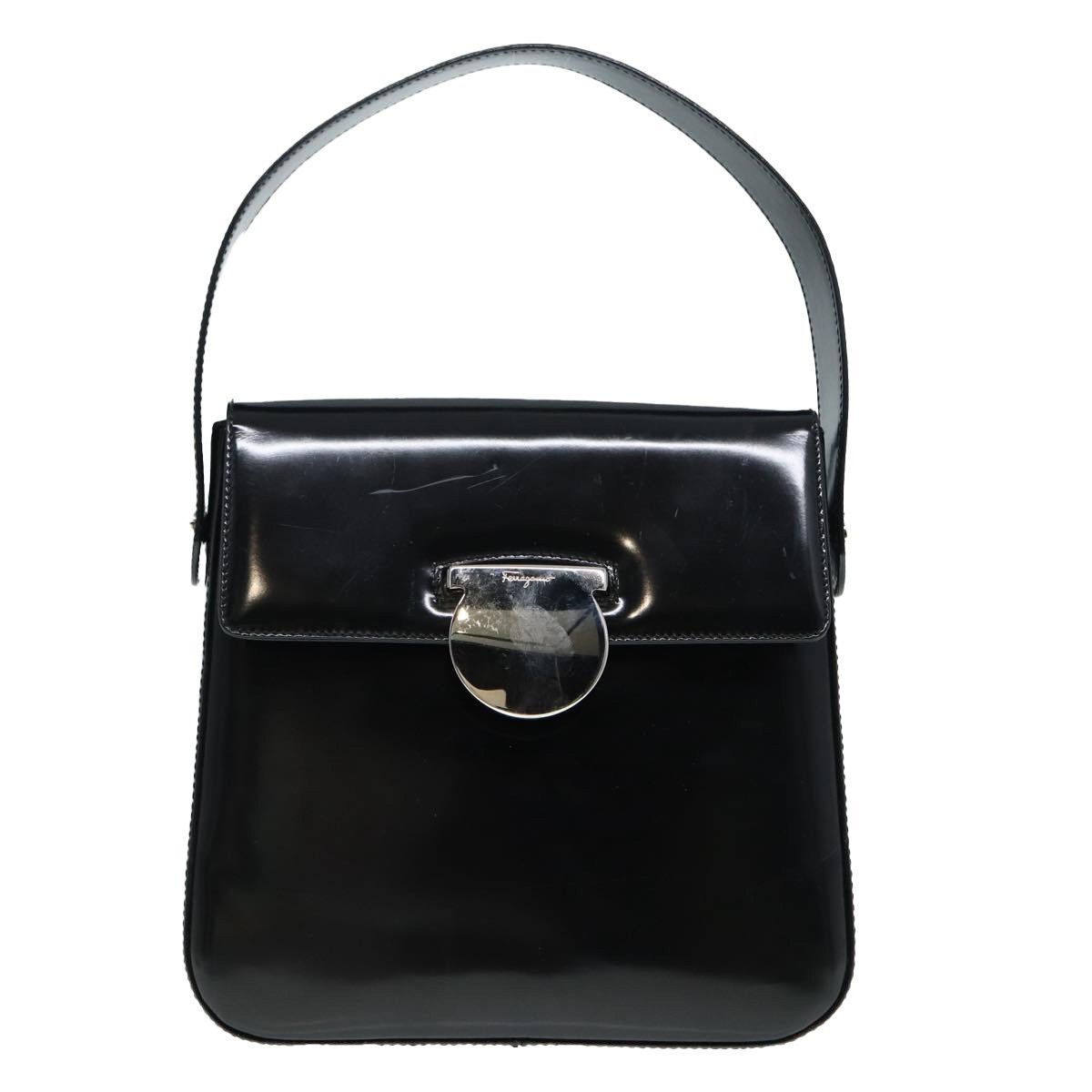 Salvatore Ferragamo Salvatore Ferragamo Gancini handbag Patent leather Size ONE SIZE - 1 Thumbnail