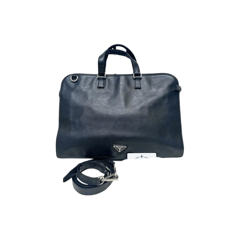 Prada Prada Saffiano Leather Briefcase Size ONE SIZE - 1 Thumbnail
