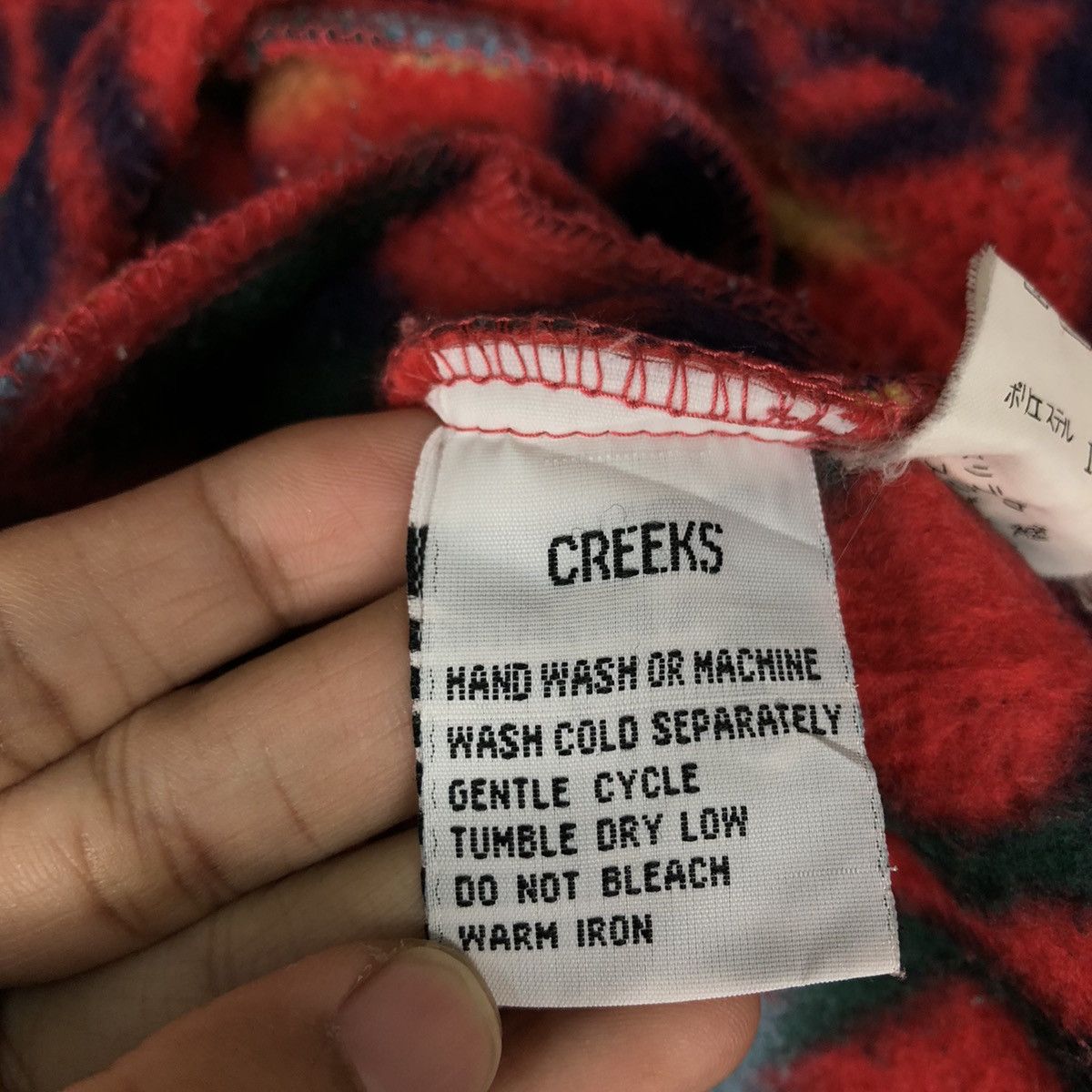 Vintage 🔥VINTAGE CREEKS USA FLEECE JACKET NATIVE NAVAJO ANORAK Size US M / EU 48-50 / 2 - 17 Thumbnail
