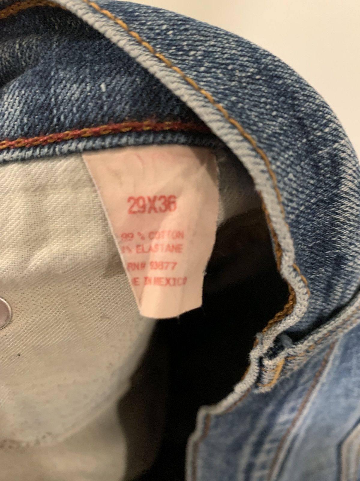 Arizona Jean Co. faded Arizona blue slim straight jeans Size US 29 - 6 Thumbnail