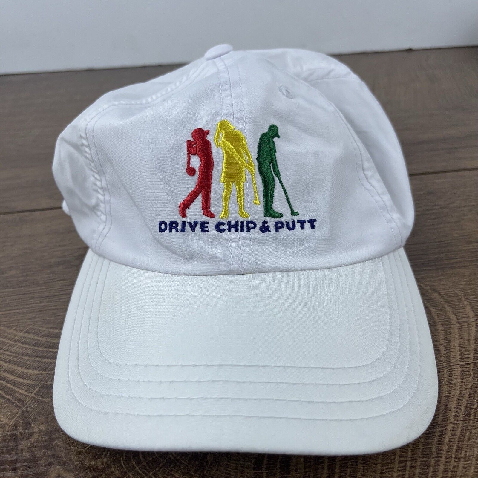 Other Golf Hat Drive Chip Put Adjustable Hat White Adjustable Hat Size ONE SIZE - 2 Thumbnail