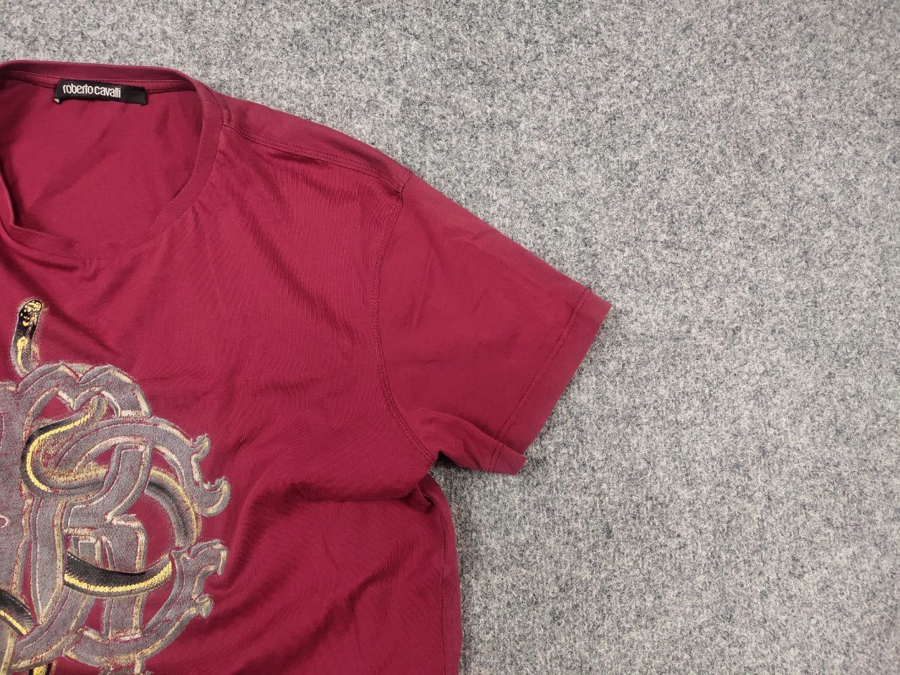 Roberto Cavalli Roberto Cavalli design Cotton Classic Logo snake T Shirt Tee Size US L / EU 52-54 / 3 - 5 Thumbnail