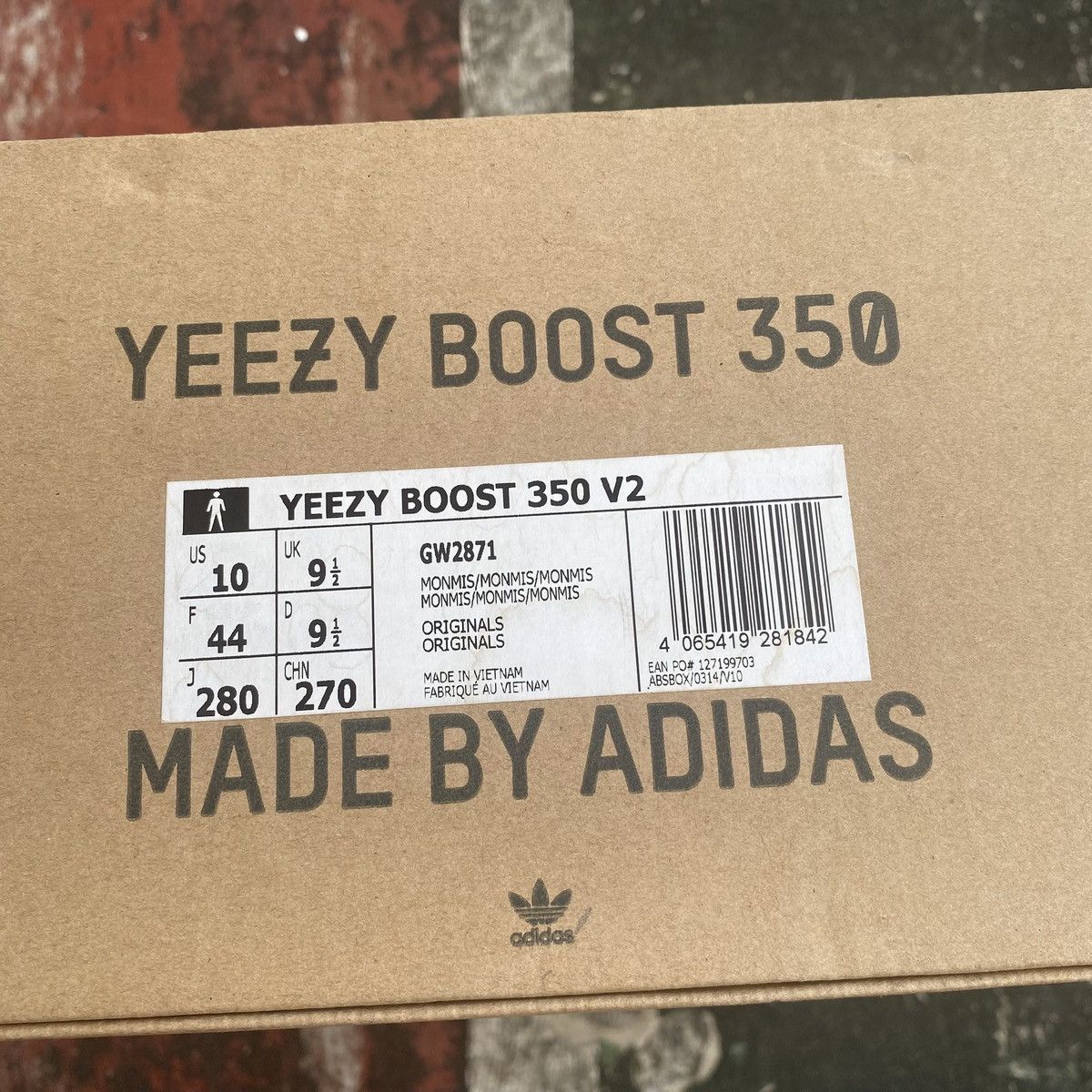 Adidas × Kanye West Adidas yeezy boost 350 v2 kanye west mono mist Size US 10 / EU 43 - 11 Thumbnail