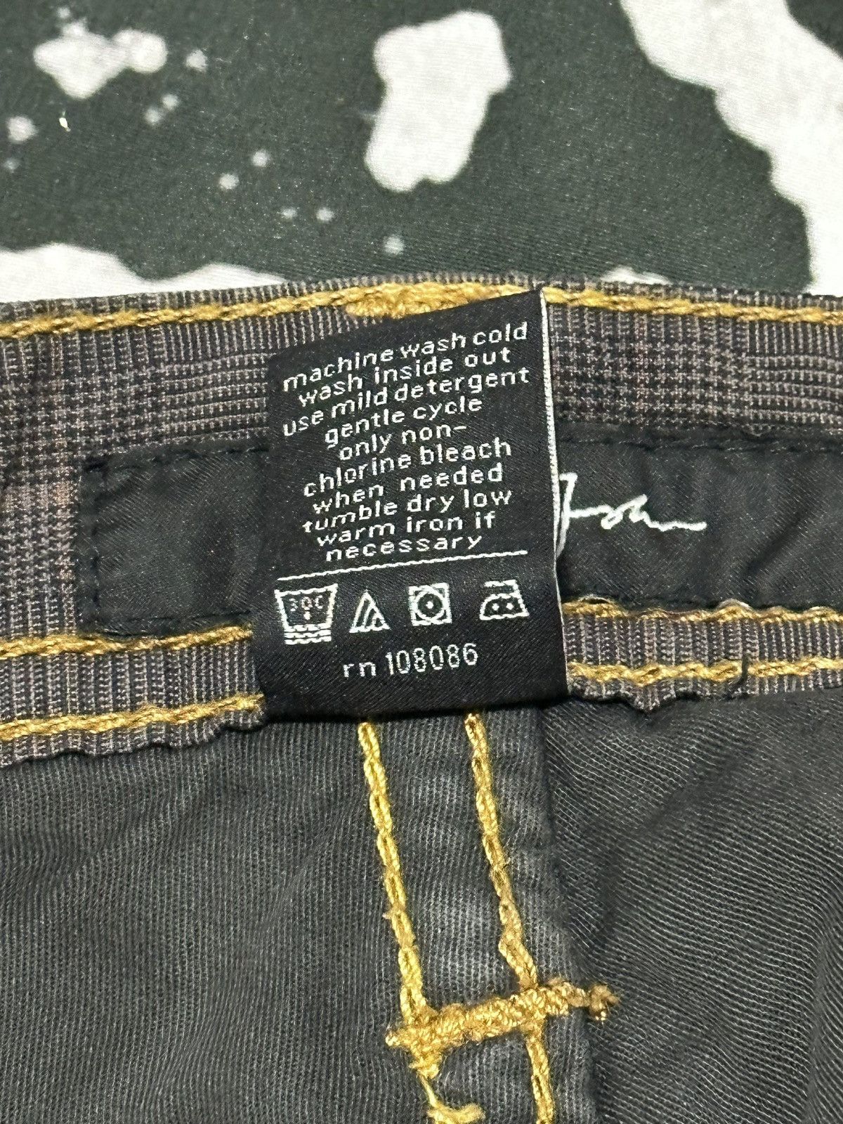 Sean John Sean John Mens Square Quilted Pattern Jeans Size US 32 / EU 48 - 7 Thumbnail