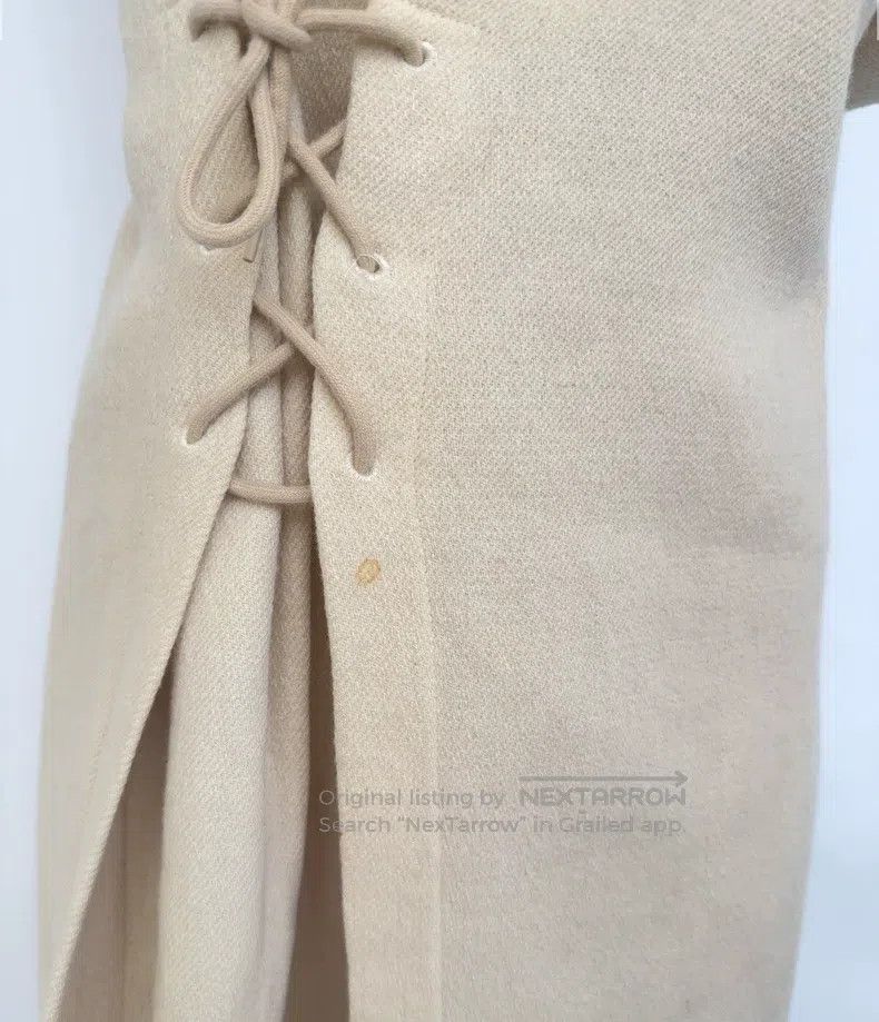 Yohji Yamamoto Yohji Yamamoto size os Beige corded suspender dress Size M / US 6-8 / IT 42-44 - 5 Thumbnail