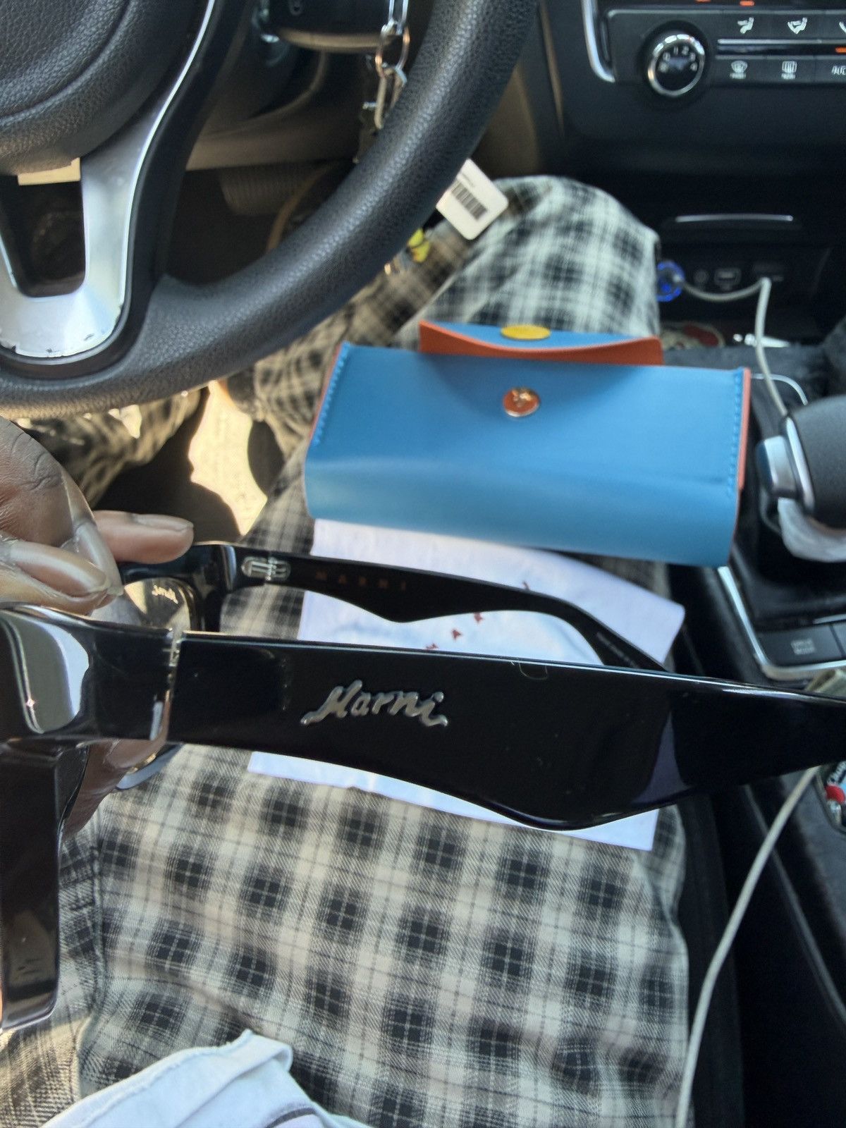 Marni Marni Black Isamu Glasses Size ONE SIZE - 2 Thumbnail