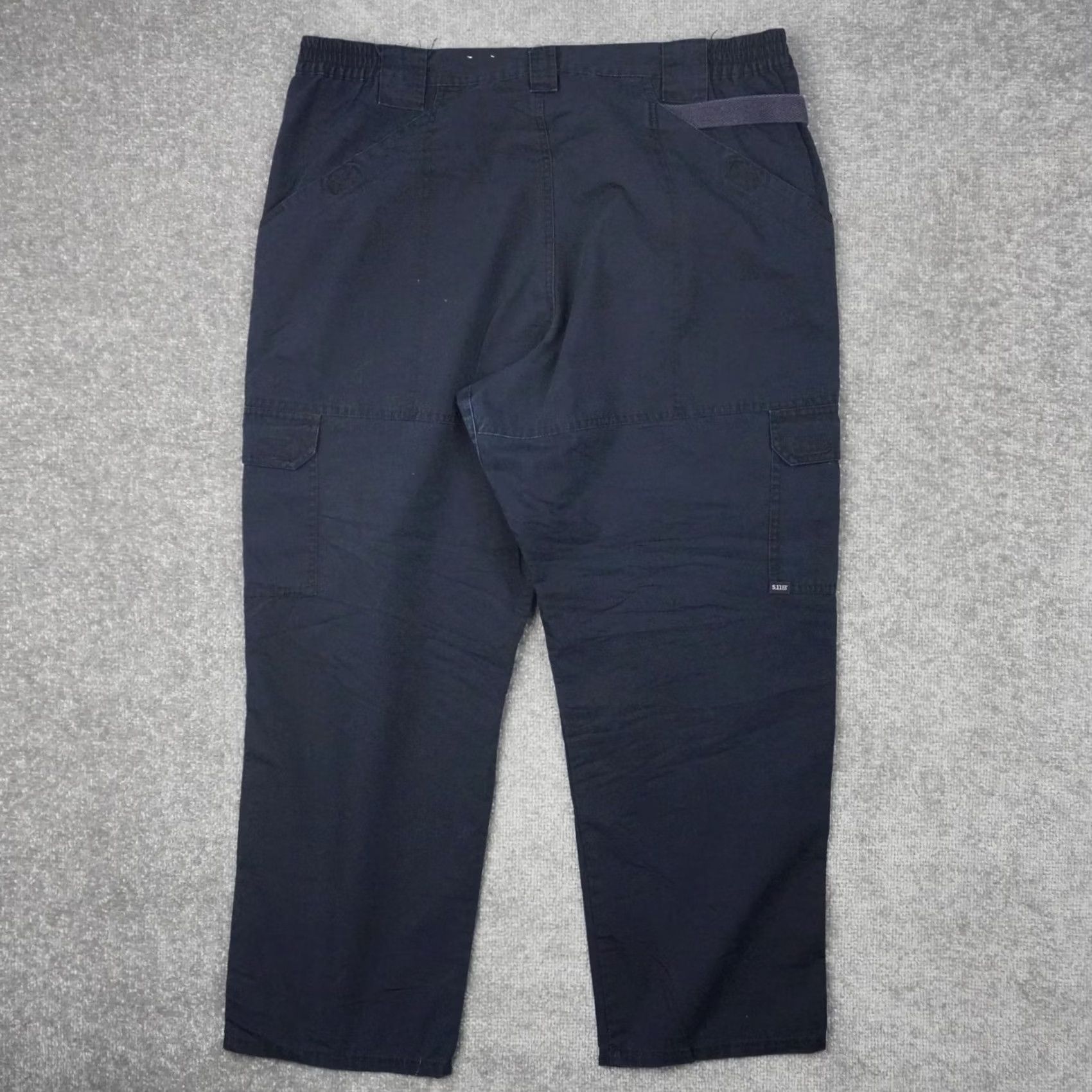 Vintage 5.11 Tactical Cargo Pants Mens 40x30 Blue Workwear Cargo Pocket Straight Rise Mid Front Flat Front Regular" Size US 40 / EU 56 - 2 Thumbnail