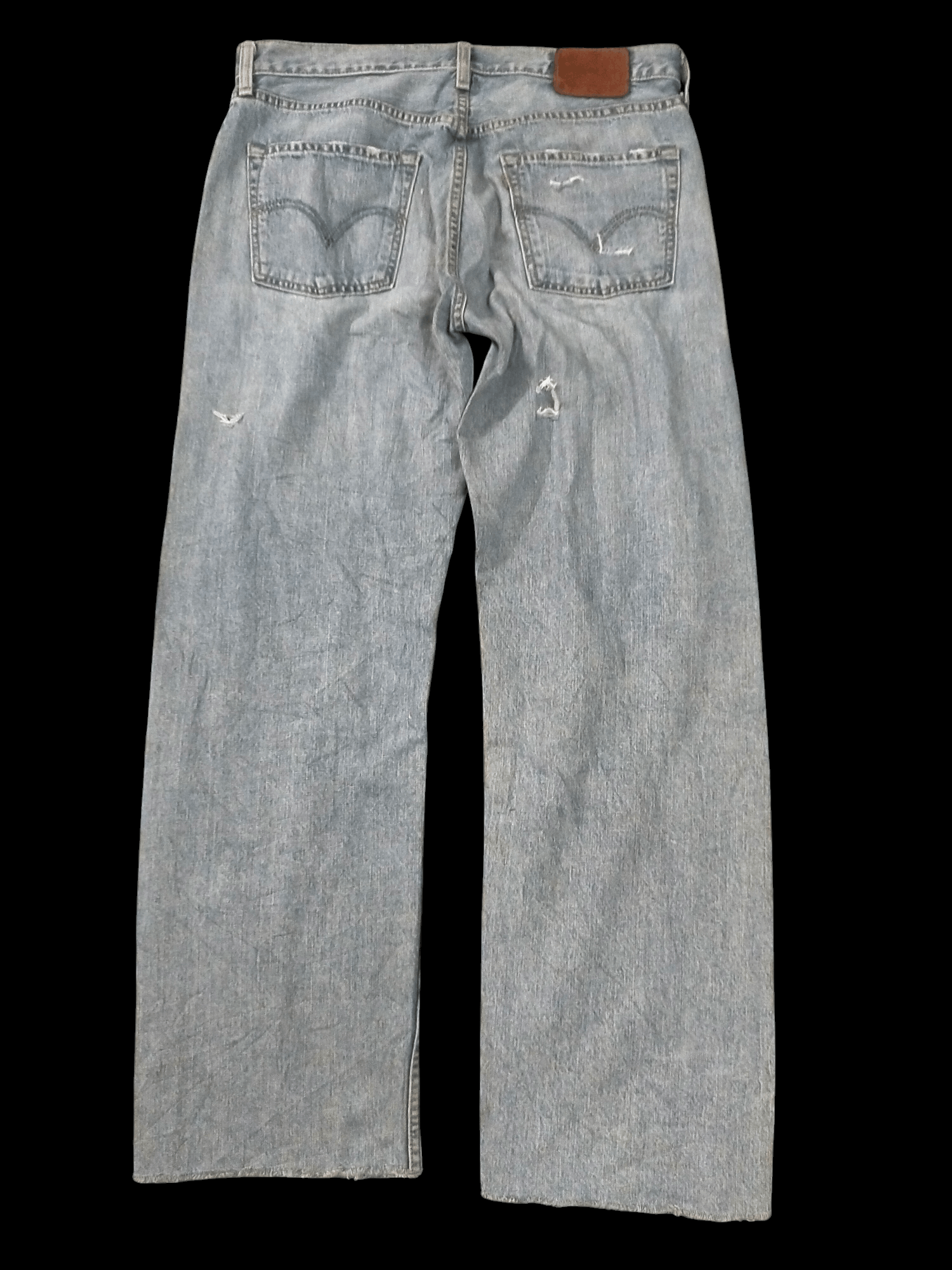 Levi's × Levi's Vintage Clothing 🔥Levis Distressed Mudwash Loose Baggy Jeans Size US 34 / EU 50 - 2 Thumbnail