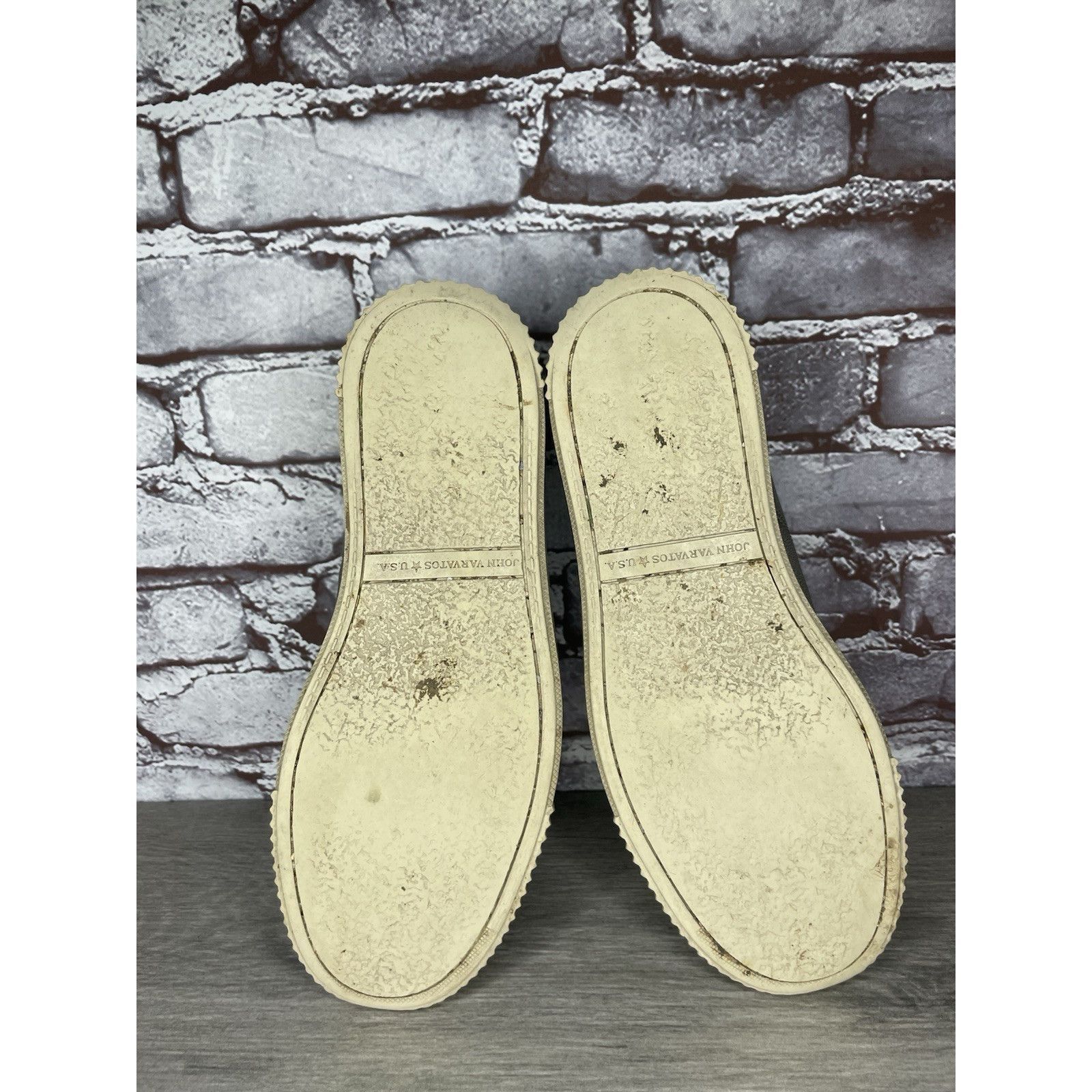 John Varvatos John Varvatos USA Gray Leather Casual Low Top Sneakers Shoes Size US 7.5 / EU 40-41 - 20 Thumbnail