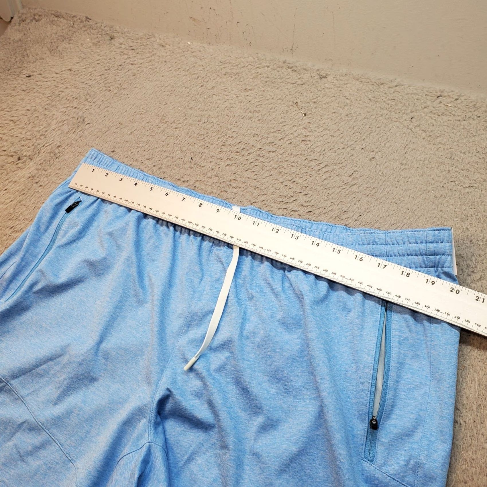 Vintage DSG Mens XXL Blue Athletic Shorts Moisture Wicking Stretch Drawstring Pockets Size US 39 - 3 Thumbnail