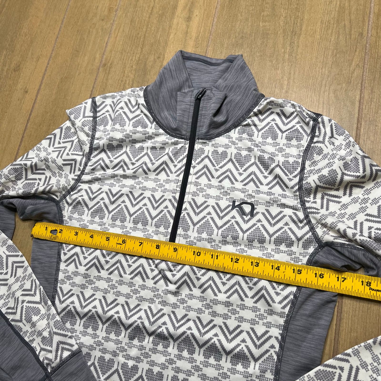 Vintage kari traa base layer top Sz M Women’s Quarter Zip Outdoors Size M / US 6-8 / IT 42-44 - 4 Thumbnail