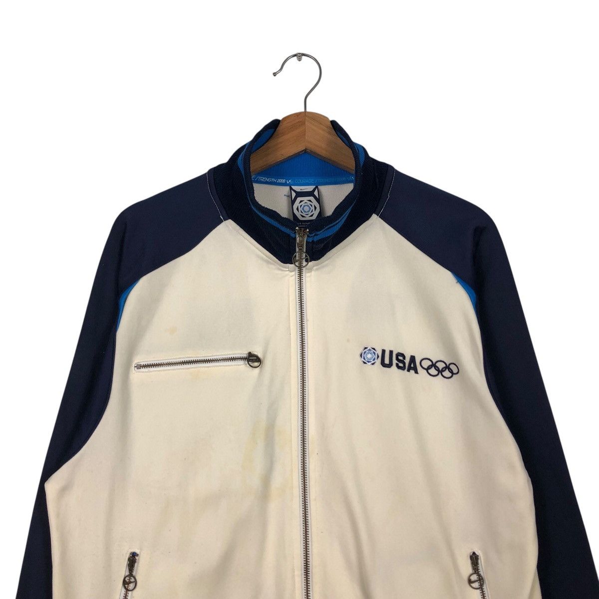 Nike 📌Vintage Zipper Jacket Nike Olympic Usa Torino 2006 Size US M / EU 48-50 / 2 - 4 Thumbnail