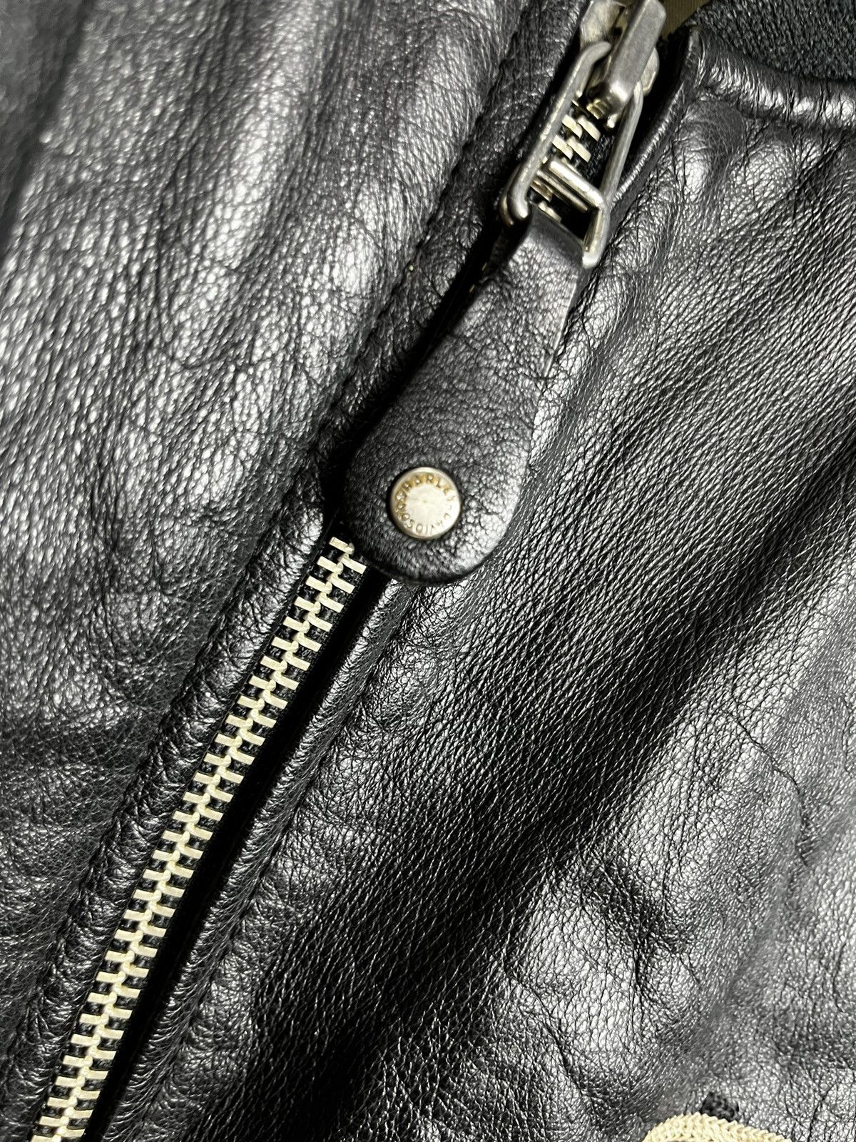 Harley Davidson × Vintage Harley Davidson leather jacket big logo vintage Size US XL / EU 56 / 4 - 9 Thumbnail