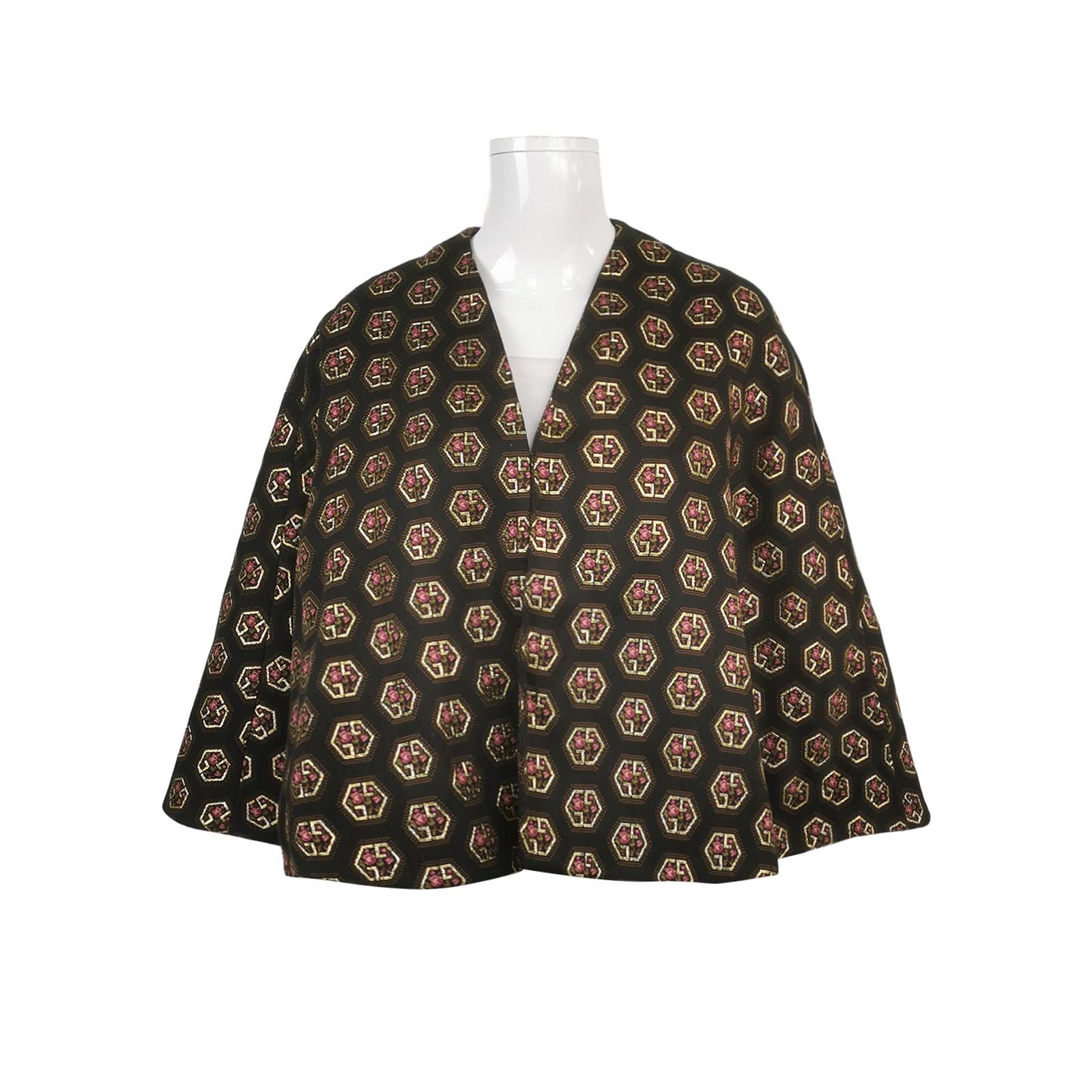 Gucci Gucci Hexagon Pattern Cape Size M Size US M / EU 48-50 / 2 - 1 Thumbnail