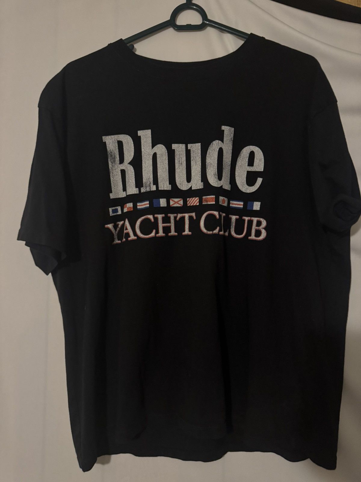 Rhude Rhude “Yachtclub” Tee Size US S / EU 44-46 / 1 - 1 Thumbnail