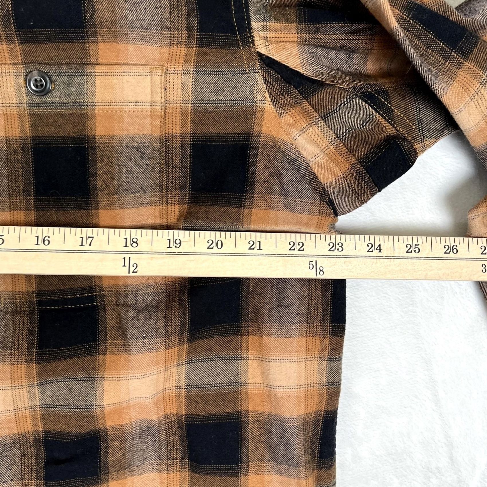 Walls Walls Shirt Mens XL Brown Plaid Flannel Long Sleeve Button Front Casual Size US XL / EU 56 / 4 - 4 Thumbnail