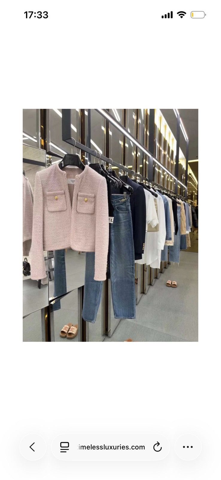 Celine Celine Chelsea Tweed Jacket — Blush Pink (New With Tags) Size M / US 6-8 / IT 42-44 - 13 Thumbnail