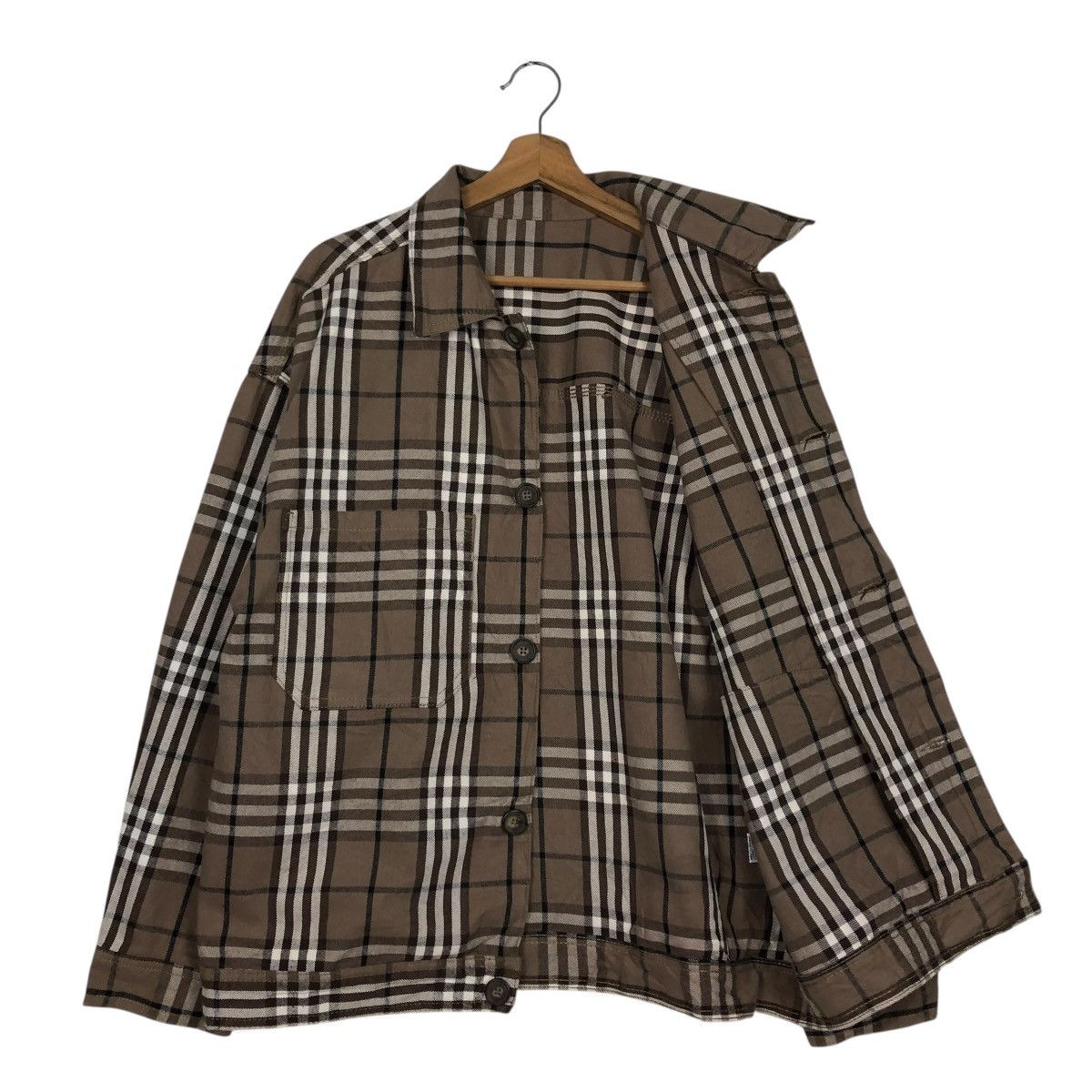 Japanese Brand 🔥VINTAGE CHORE WORK JACKET TARTAN DESIGN GU ISSEY MIYAKE Size US L / EU 52-54 / 3 - 13 Thumbnail