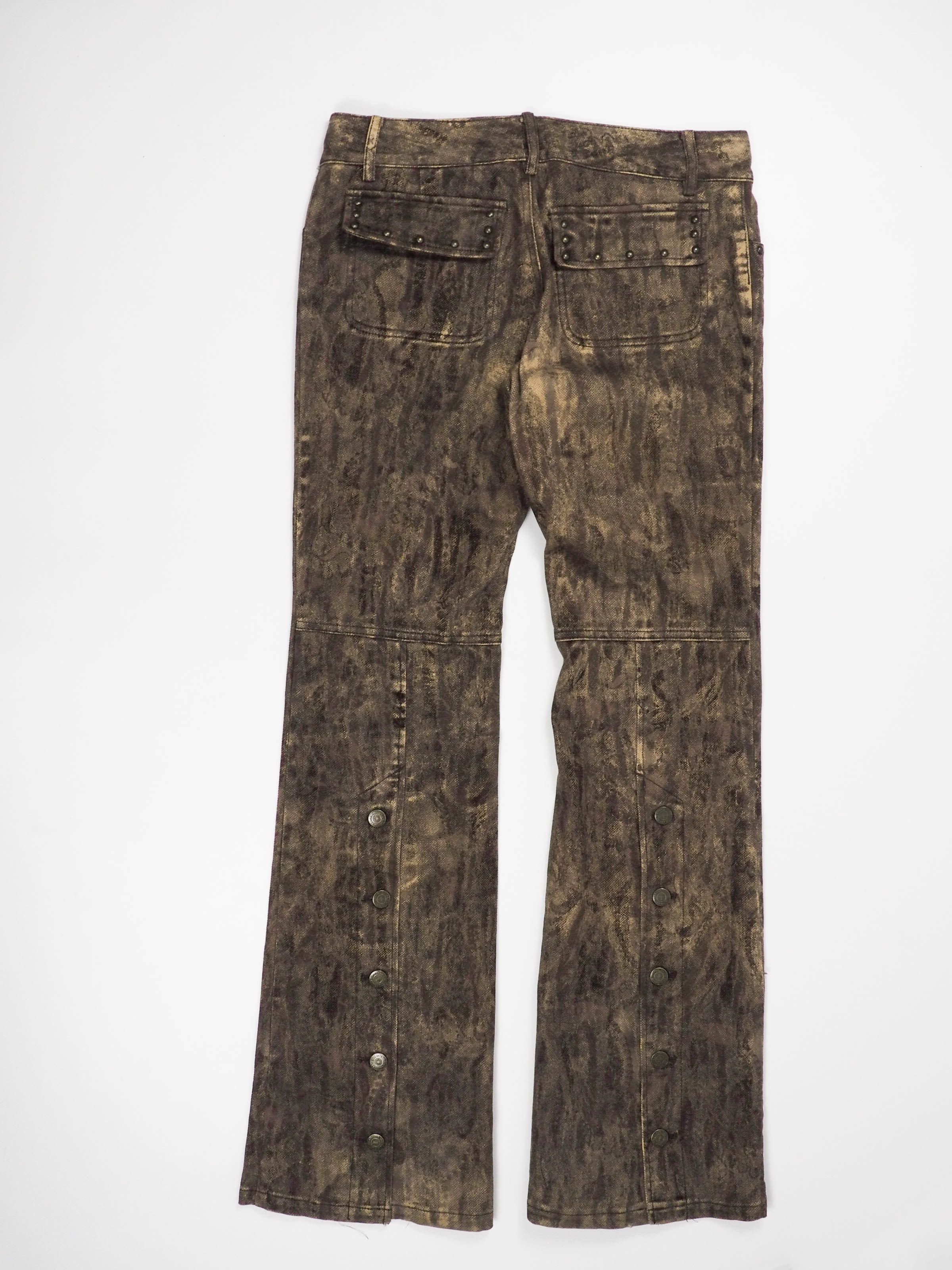 Tornado Mart Tornadomart femme rust flare jeans Size 30" / US 8 / IT 44 - 2 Thumbnail