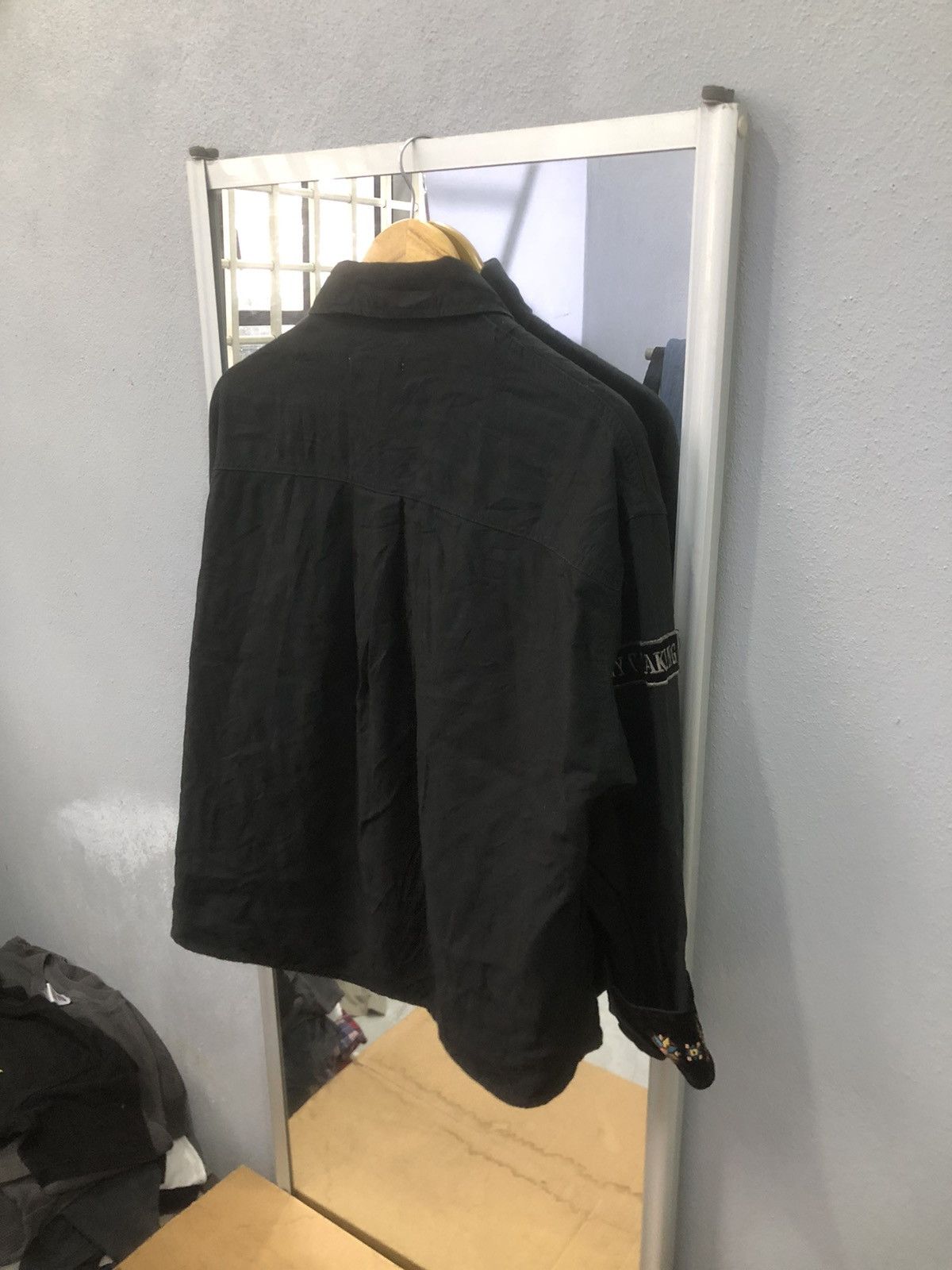 MOUSSY Moussy Black Embroidered Button Up Shirt Size US S / EU 44-46 / 1 - 13 Thumbnail