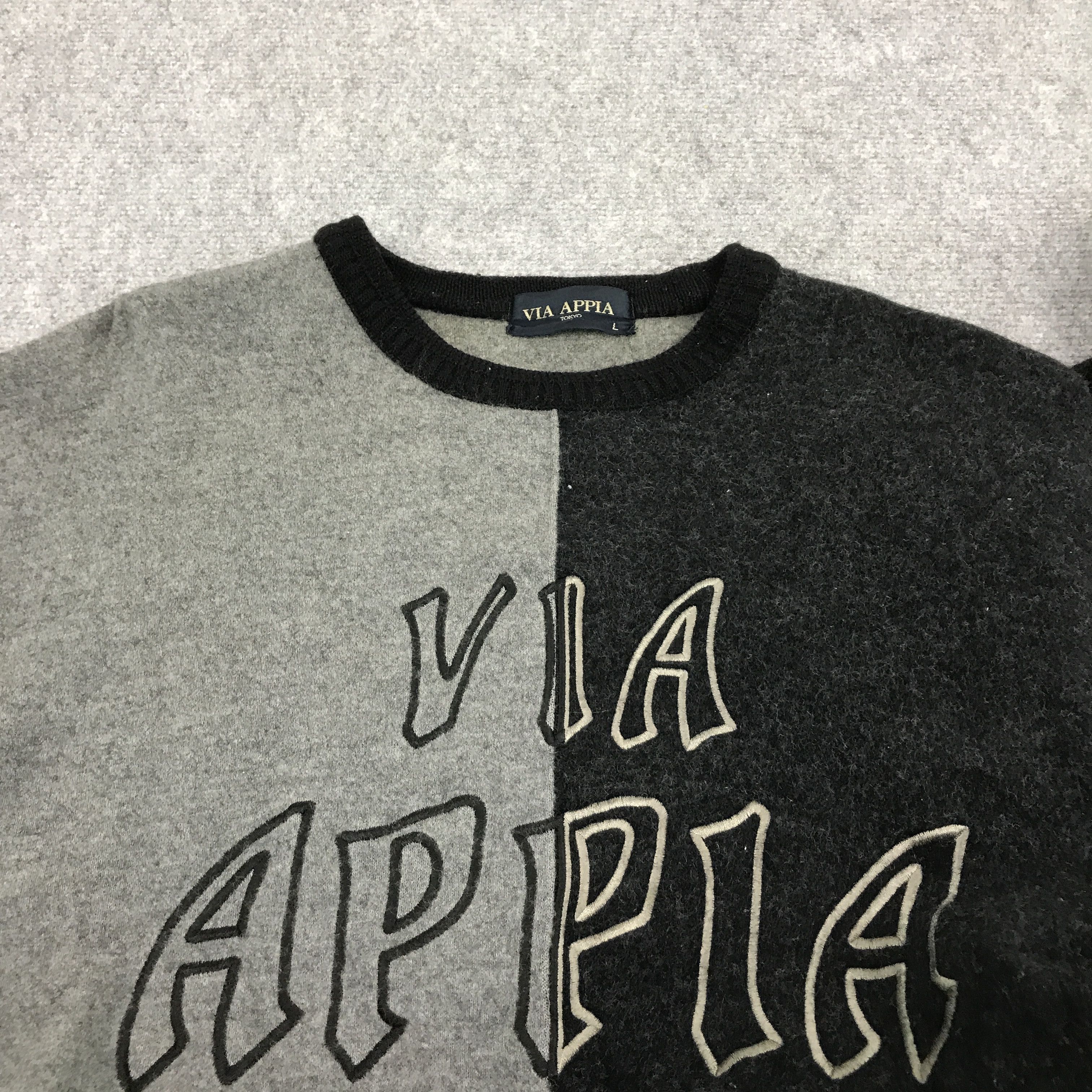 Japanese Brand VIA APPIA TOKYO WOOL SWEATSHIRTS Size US L / EU 52-54 / 3 - 6 Thumbnail