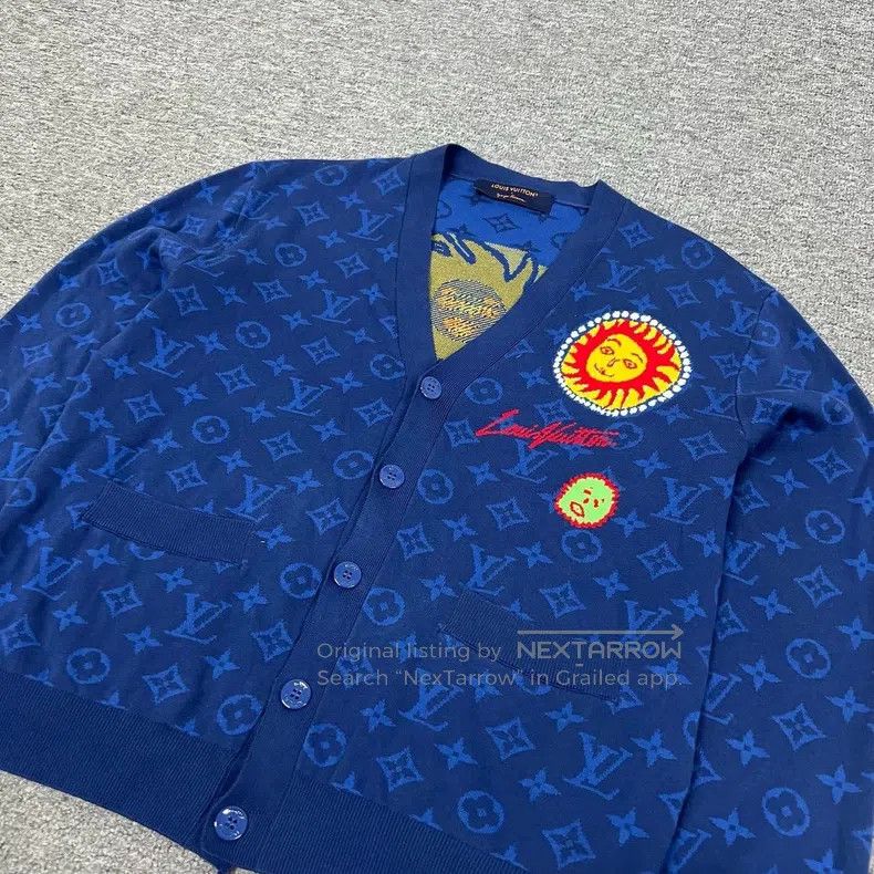 Louis Vuitton Louis Vuitton Yayoi Kusama Man-Printed Knitted Cardigan sh Size US S / EU 44-46 / 1 - 4 Thumbnail