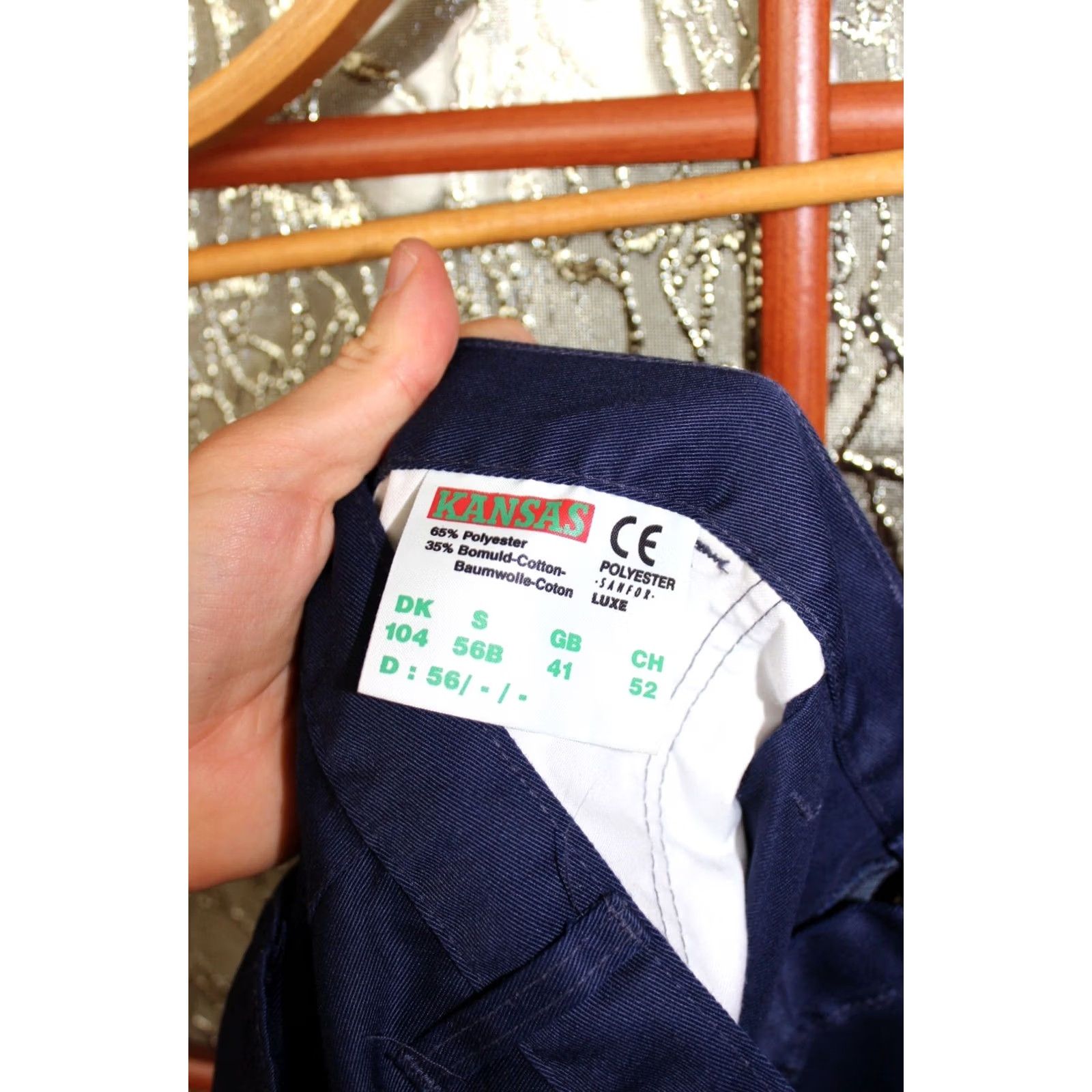 BMW VINTAGE BMW Workwear Shorts Mens 56 Blue/red Cotton 1980s Team BMW Motoren pants Size US 40 / EU 56 - 4 Thumbnail
