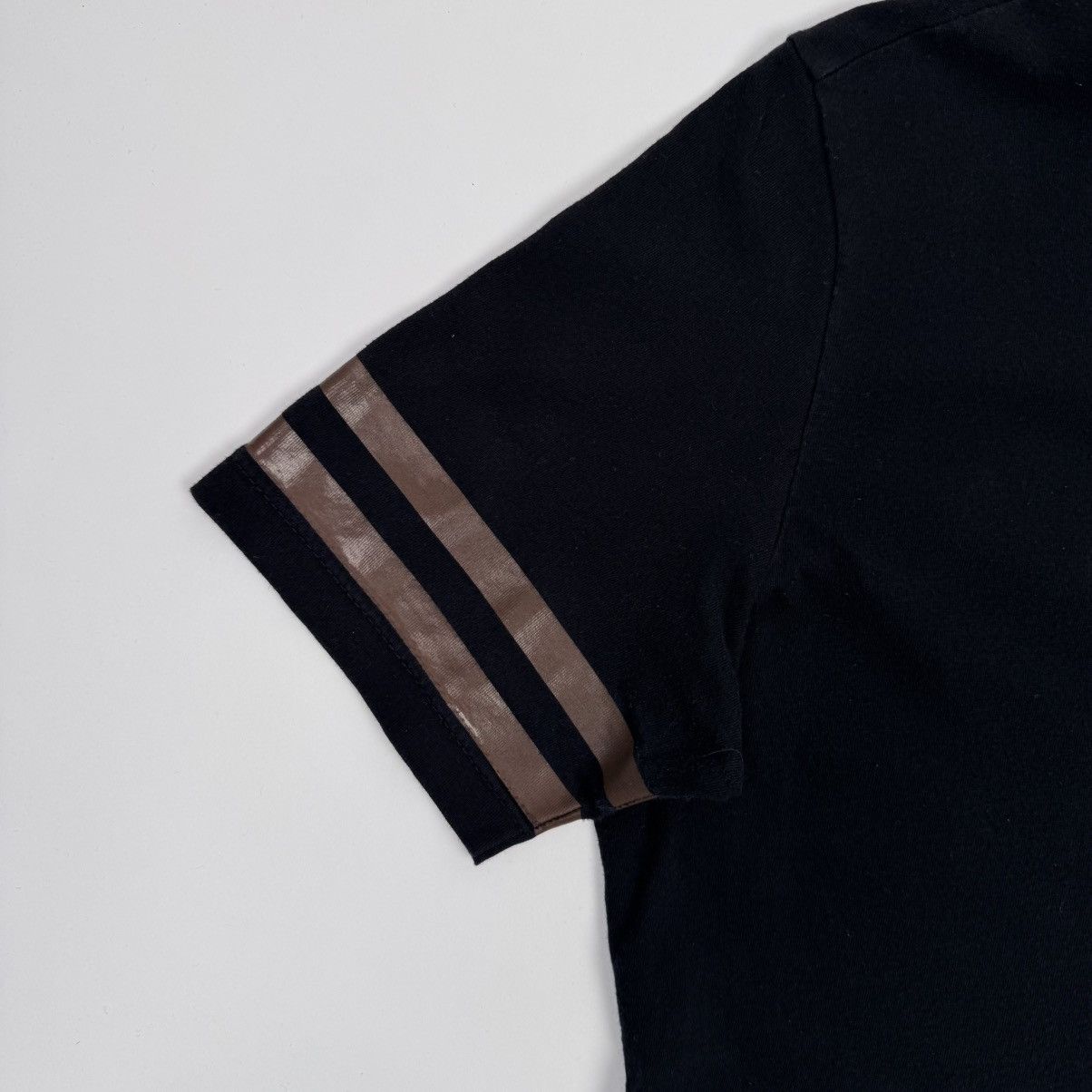 Helmut Lang Helmut Lang 1996 Black Logo Print Backstage Press T-Shirt Size US M / EU 48-50 / 2 - 4 Thumbnail