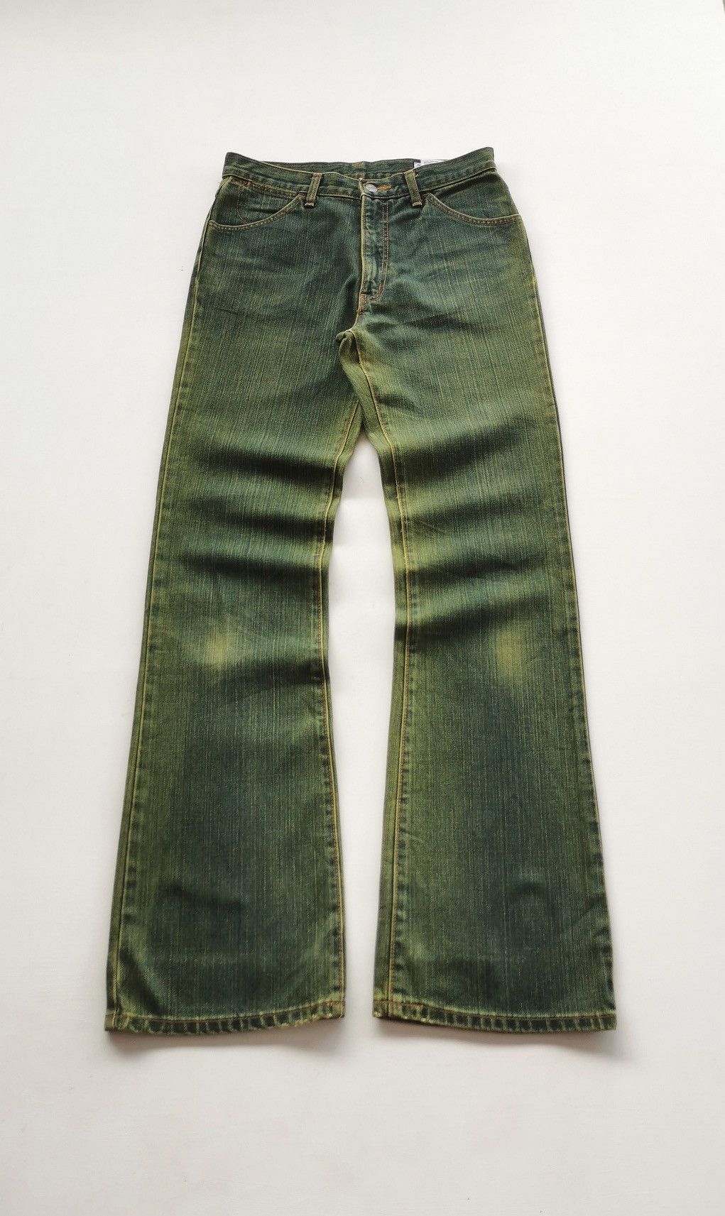 Wrangler Green Denim Vintage Wrangler Bootcut Jeans Size 28" / US 6 / IT 42 - 1 Thumbnail