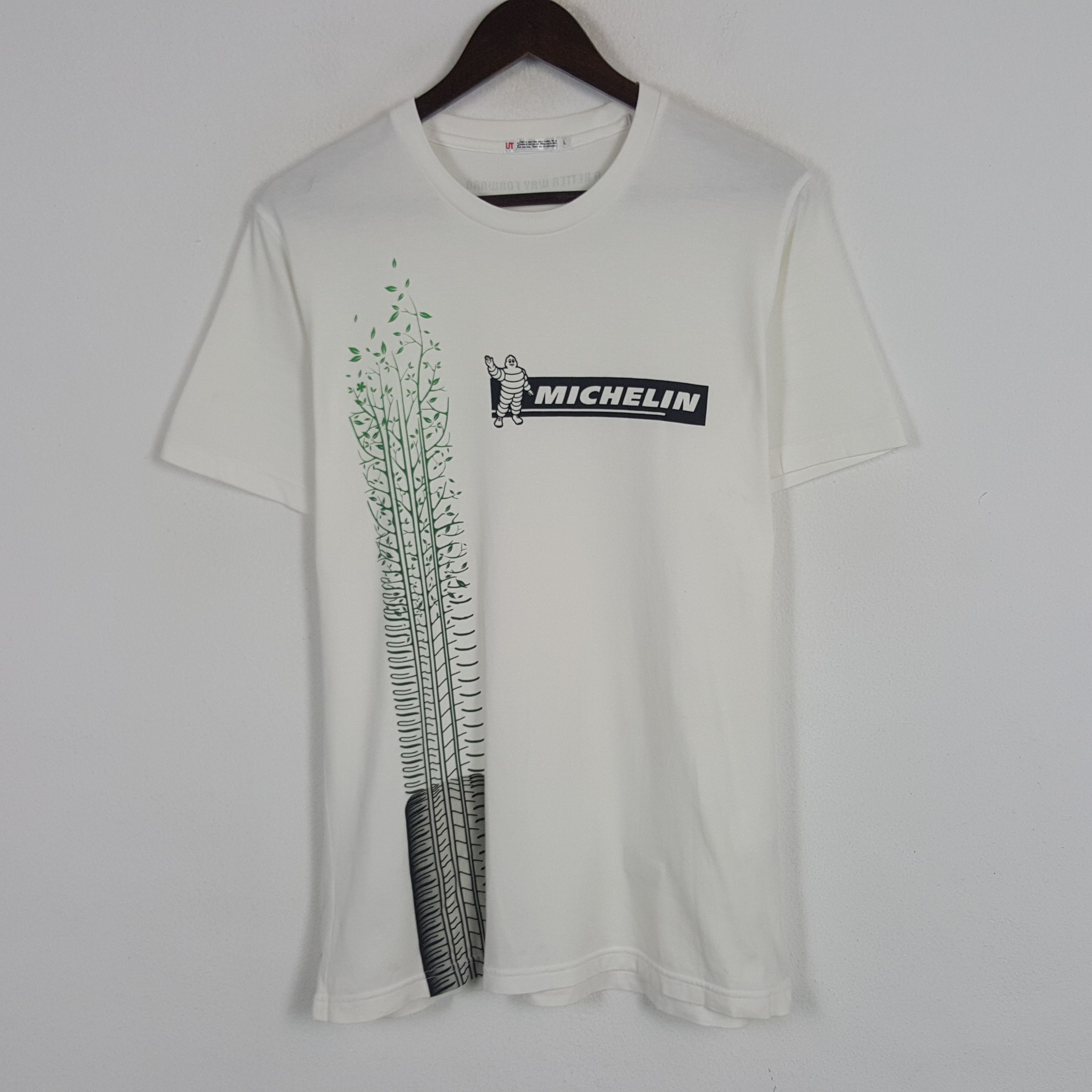 Japanese Brand × Uniqlo × Vintage Vintage Michelin Racing Sport Tshirt Size US M / EU 48-50 / 2 - 1 Thumbnail