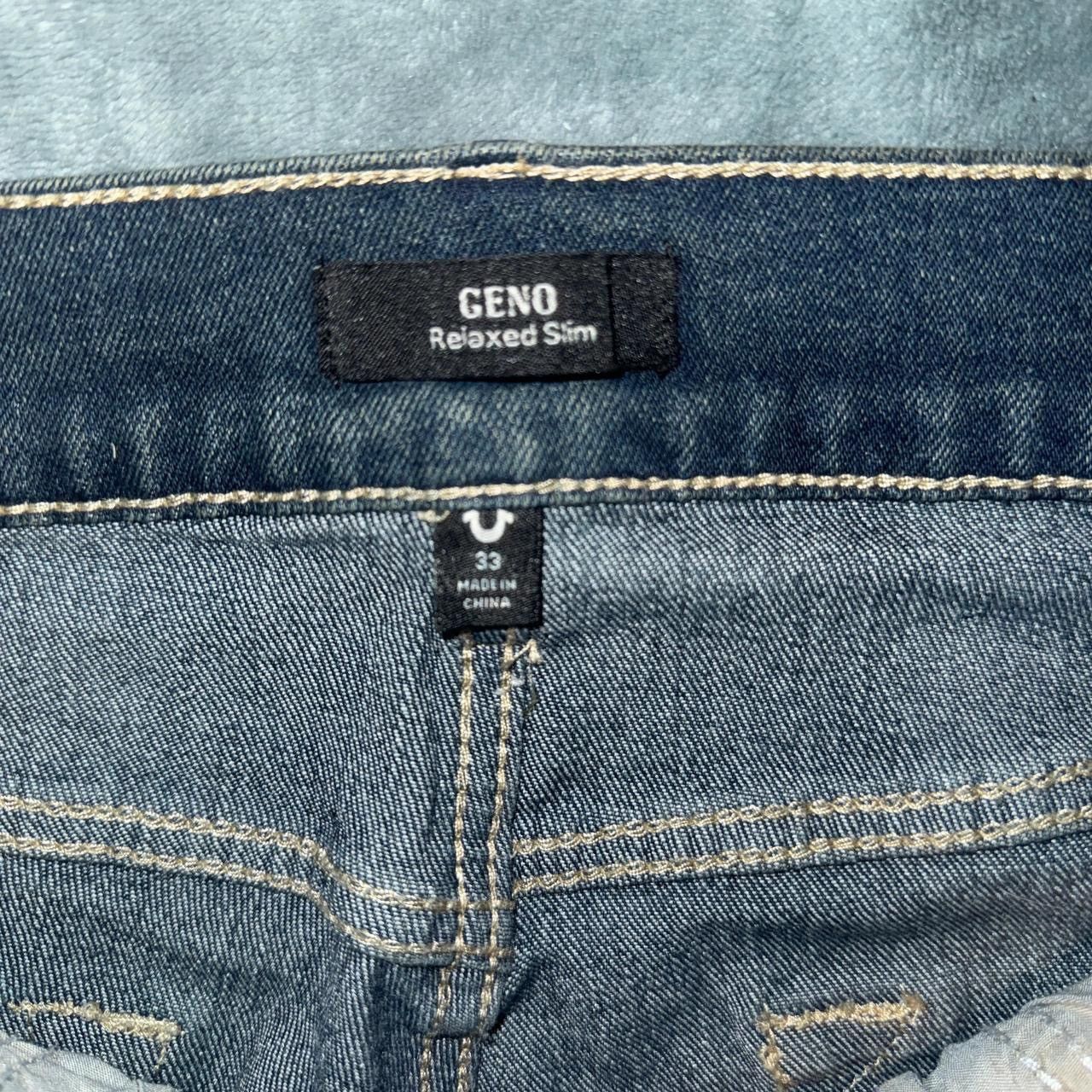 True Religion Geno Relaxed Slim Jeans Size US 33 - 4 Thumbnail