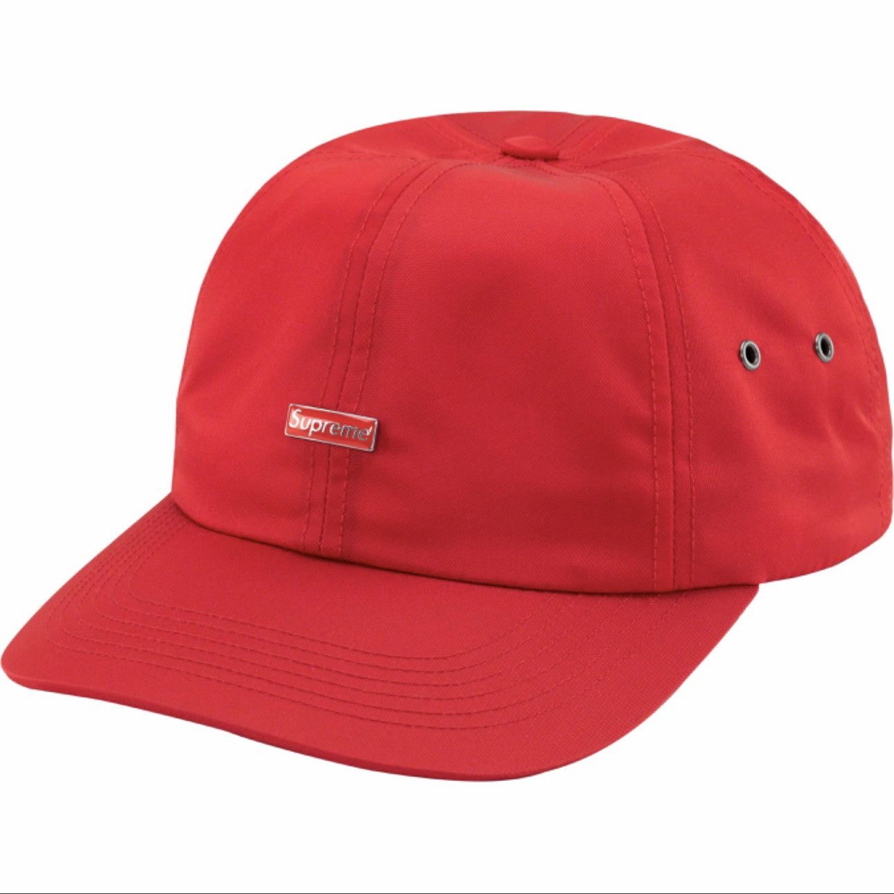 Supreme Supreme Enamel Small Box Logo 6-Panel Hat Pin Red FW23 Size ONE SIZE - 1 Thumbnail