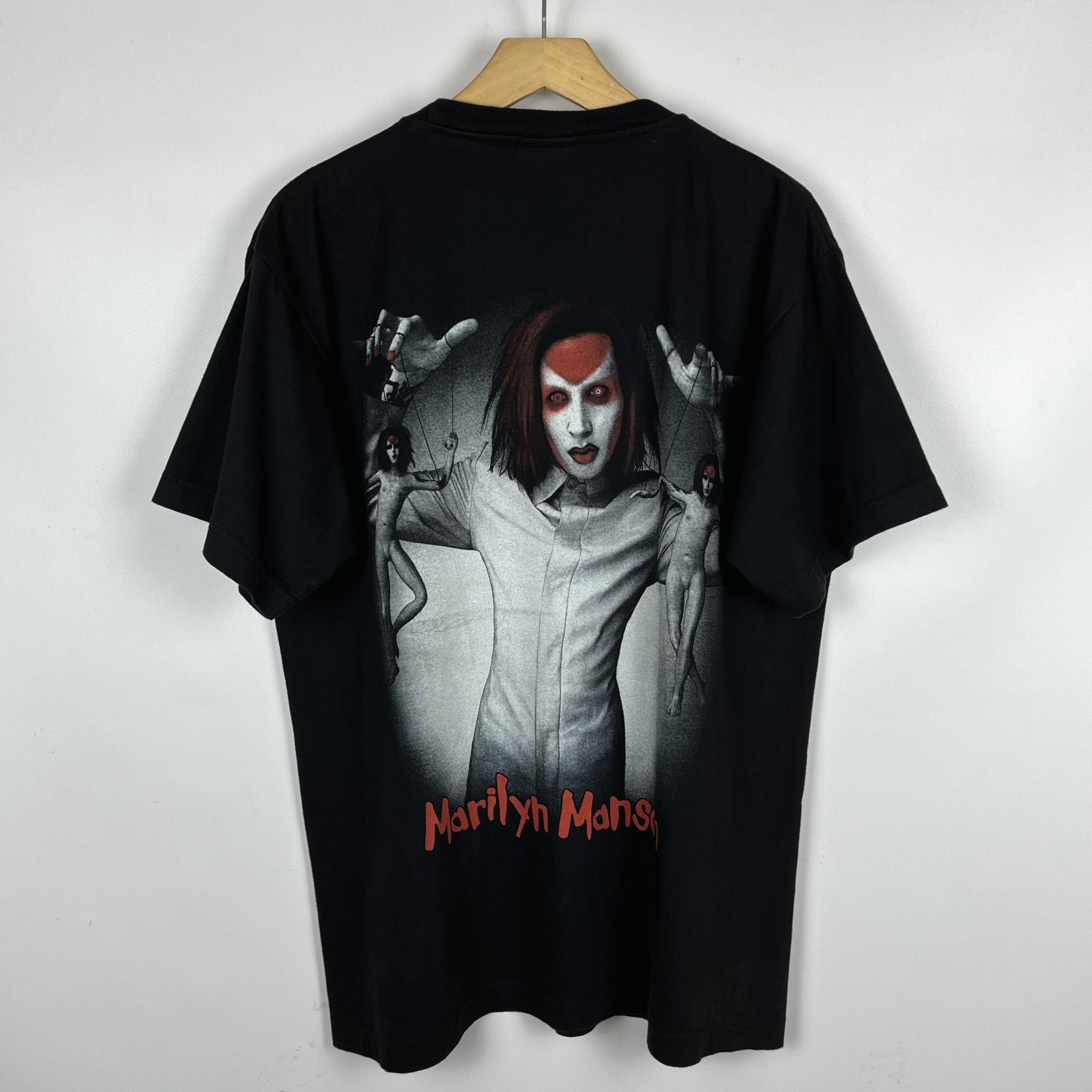 Band Tees Vintage Marilyn Manson Rare Rock Band T Shirt 2000’s Size US L / EU 52-54 / 3 - 12 Thumbnail